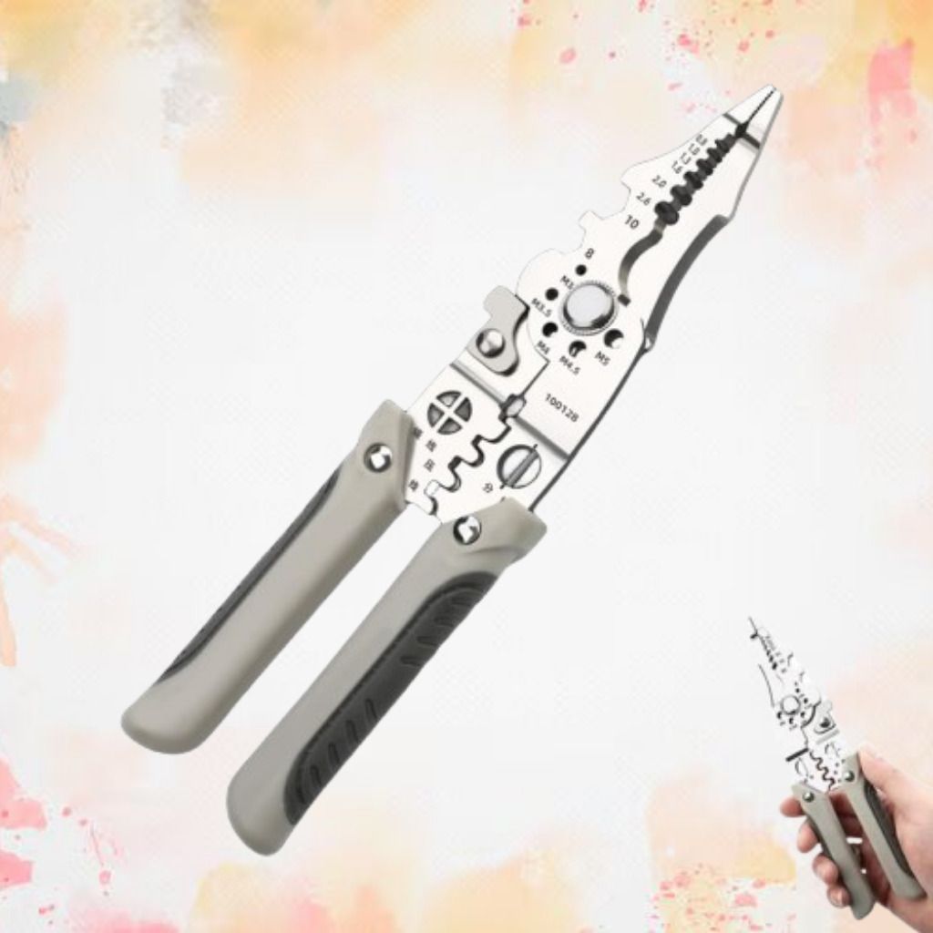 ashaka High-Efficiency Wire Stripping, Cutting, and Crimping Plier High-Efficiency Wire Stripping, Cutting, and Crimper Tool Wire Cutter-picture-16