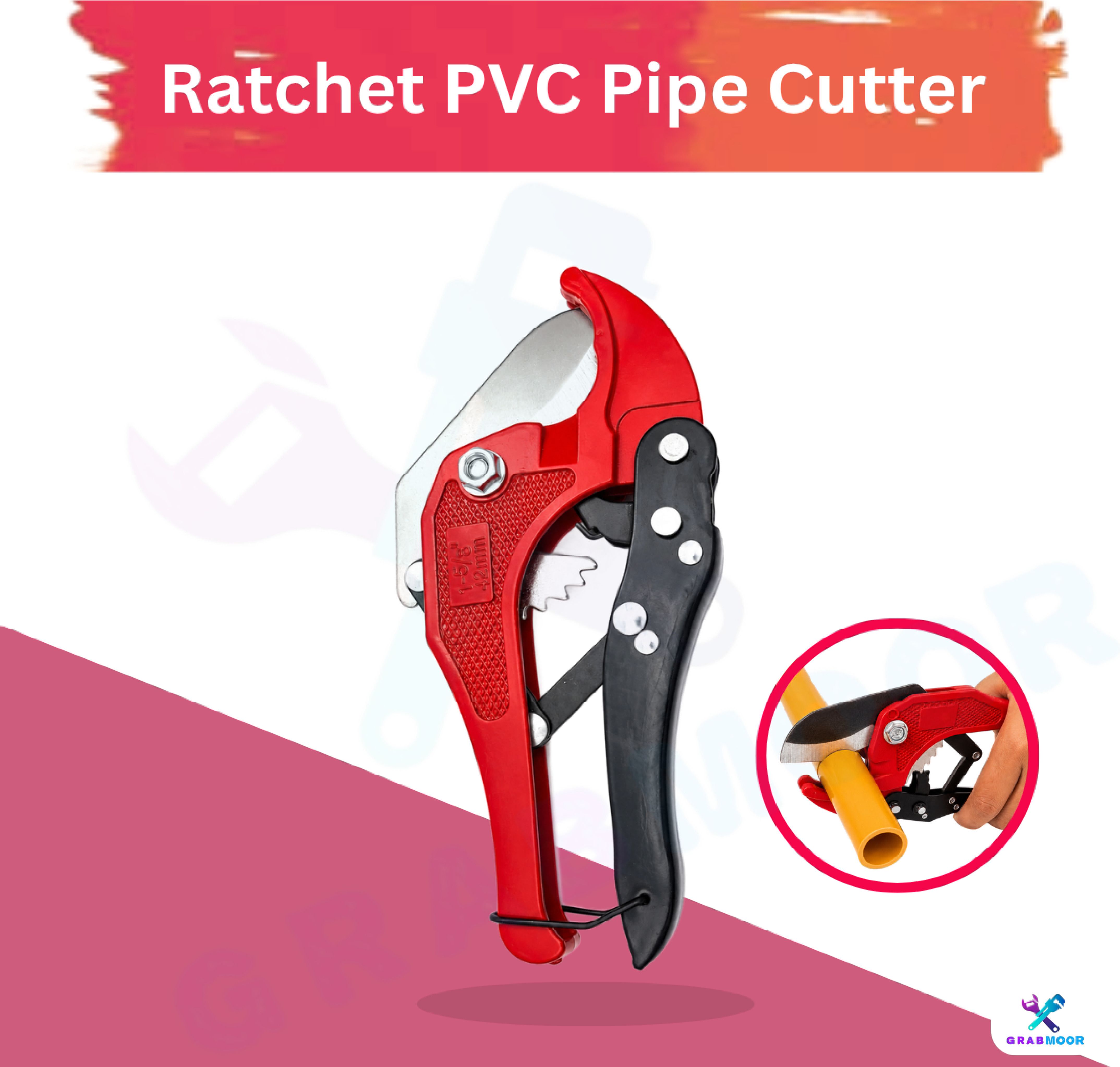 grabmoor PVC Pipe Cutter-42MM Cutting 1-5/8" Premium High-Grade Alloy Steel Blade AD_1D PVC Pipe Cutter-42MM Cutting 1-5/8" Premium High-Grade Alloy Steel Blade AD_1D Pipe Cutter-picture-18