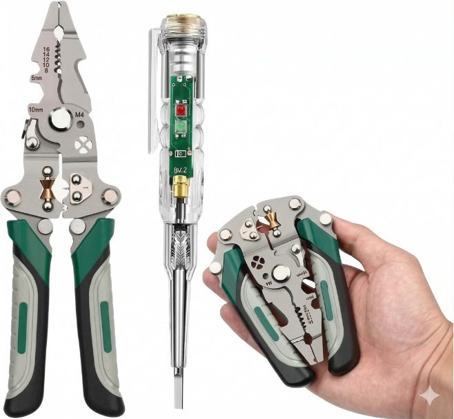harsh narrow fab PowerStrip Pro Wire Stripping and Crimping Tool PowerStrip Pro Wire Stripping and Crimping Tool Wire Cutter-picture-15