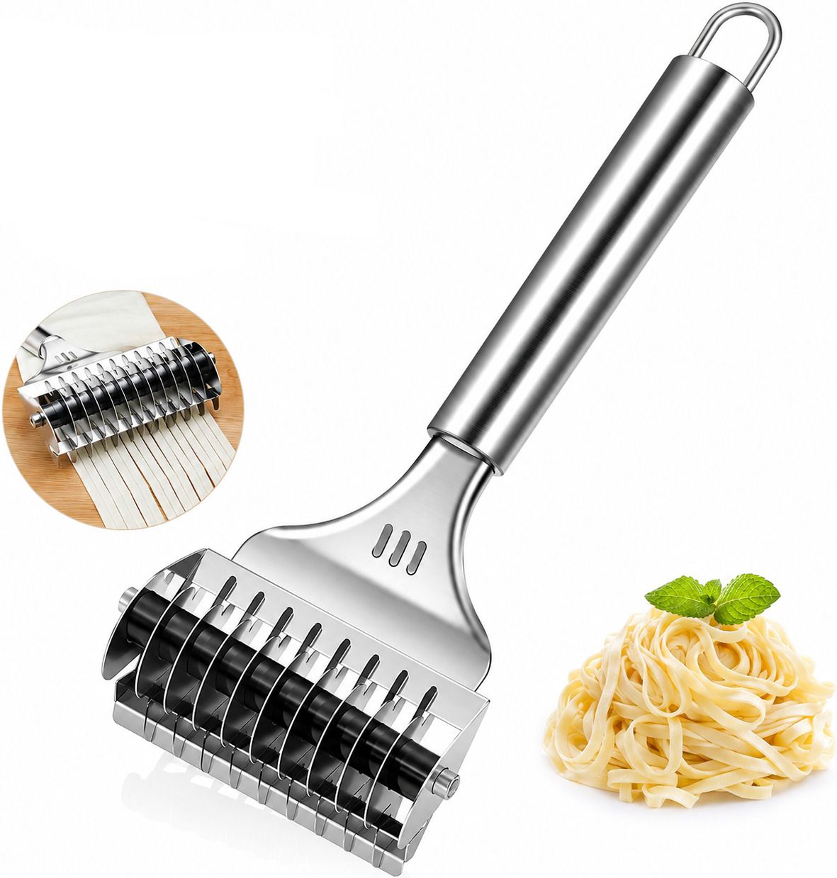 smartnest living AE-SL-53 Pasta Cutter Wheel Nut Cutter-picture-35