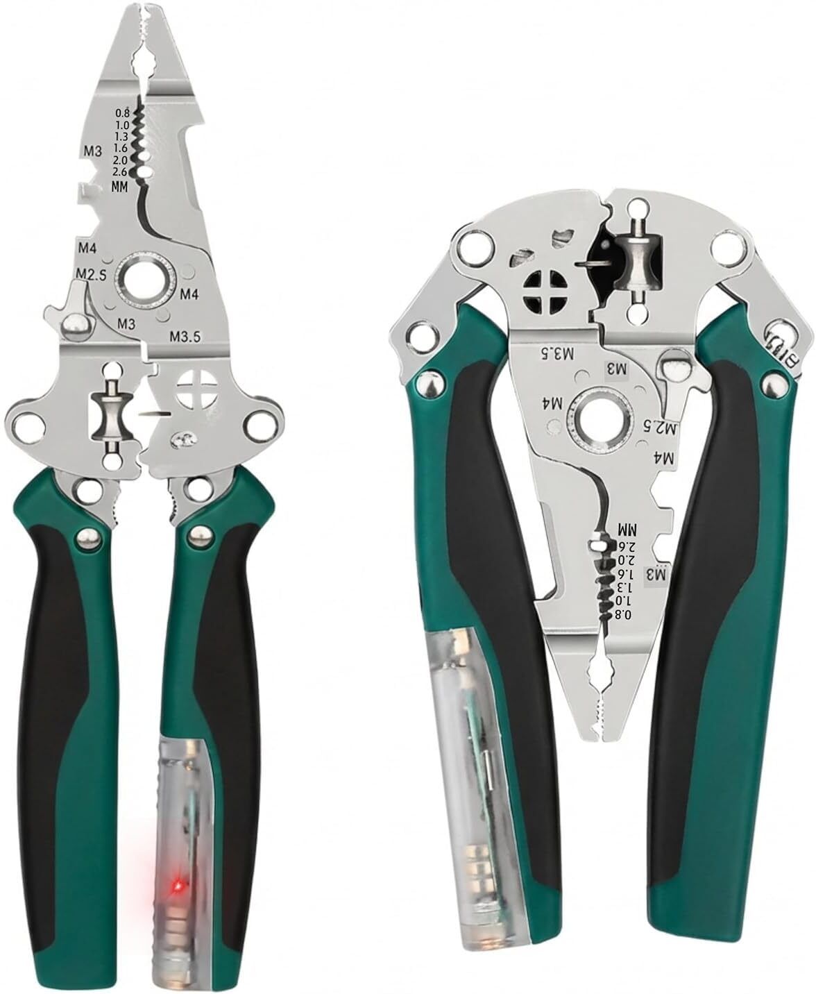 aexo Stainless Steel Wire Stripper Heavy Duty Wire Stripper & Cutter | Multi Purpose Crimping Tool Wire Cutter-picture-44