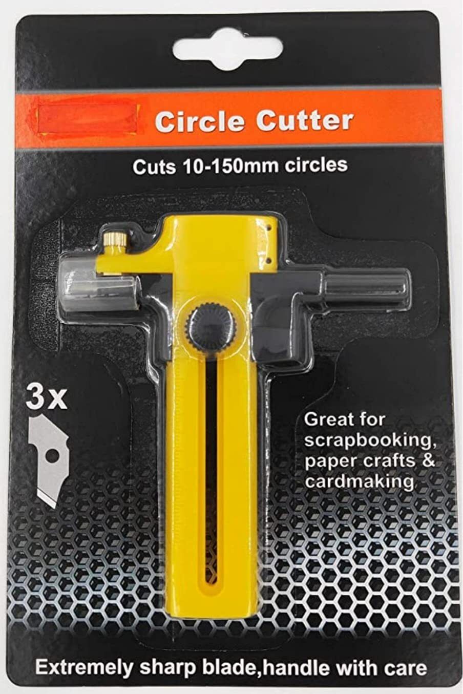 rudra MEASURED-CIRCLE-CUTTER 10-150 mm Adjustable Circle Cutter for Paper Craft with 3 Blades Wood Cutter-picture-20