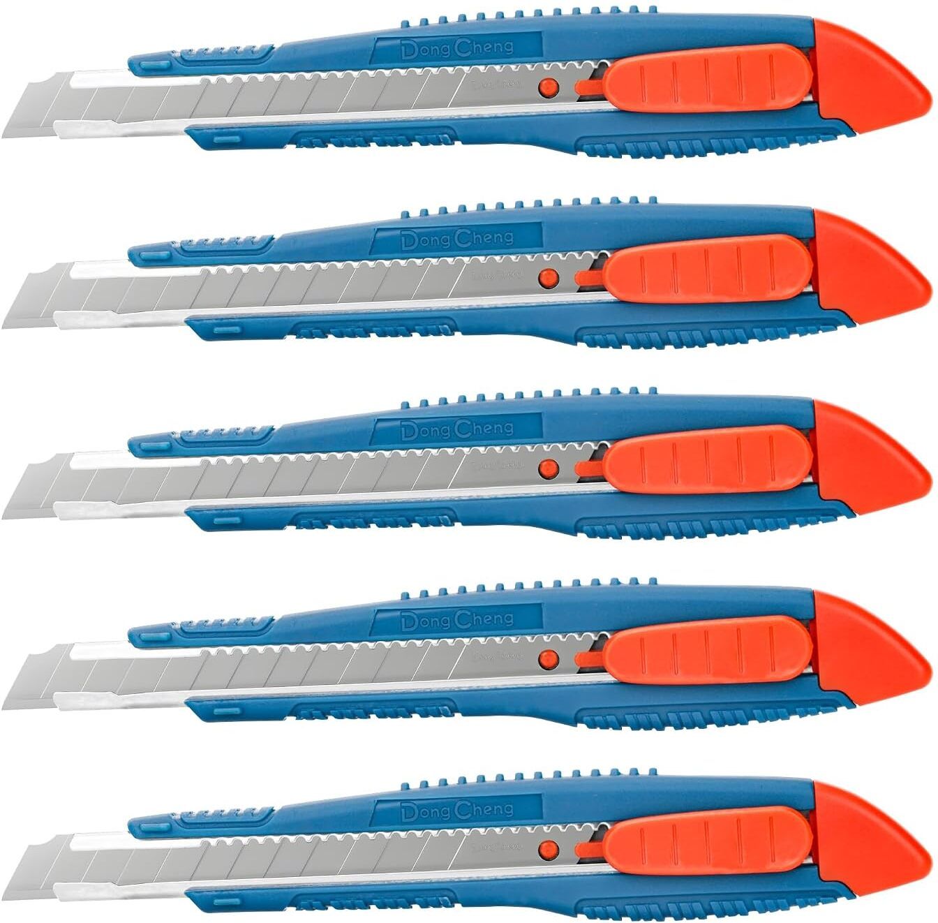dongcheng Snap-Off Knife 9mm — Pack of 5 | SK5 / High-Carbon Spring Steel Blade Safe-End Design | Snap-Off Utility Knife | Sharp blade drawn, Precision Wire Cutter-picture-37