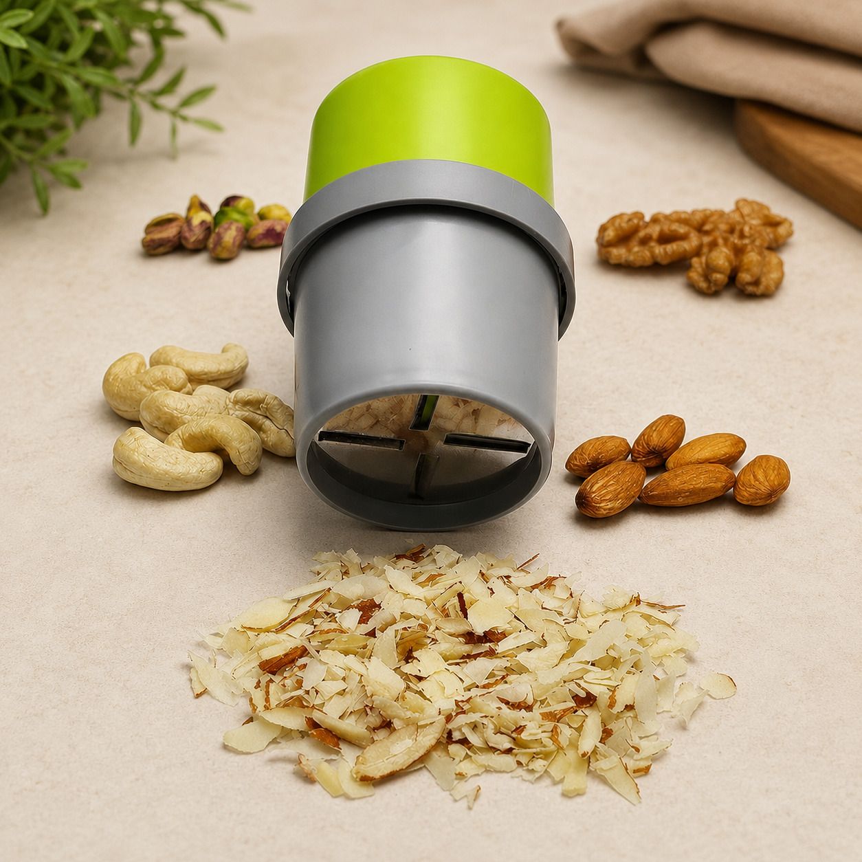 mangla Manual Dry Fruit Cutter & Nut Slicer Multi-Purpose Kitchen Gadget Nut Cutter-picture-22