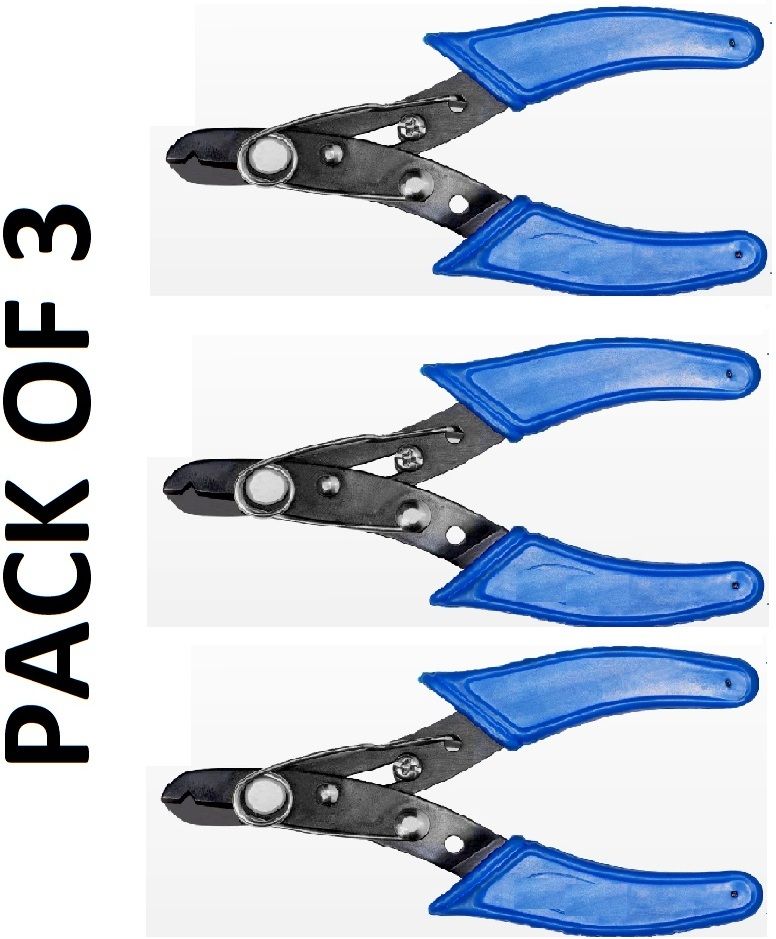lryduk PACK OF 3 W-SO8 Heavy quality Wire Striper and cutter 6 inch Wire Wire Cutter-picture-20