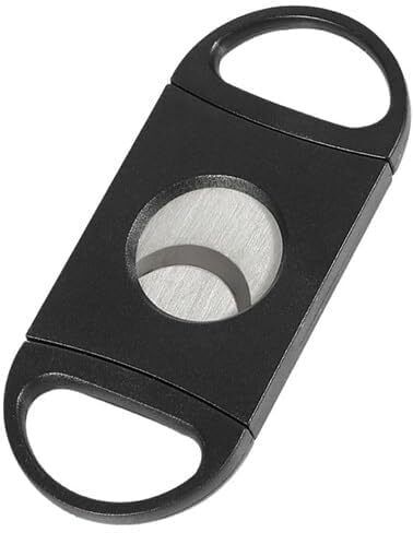 mshine Cigar Cutter, Double Blade Guillotine Style, Black Stainless Steel, Pack of 1 Double Blade Cigar Scissors for Most Sizes of Cigars Nut Cutter-picture-16