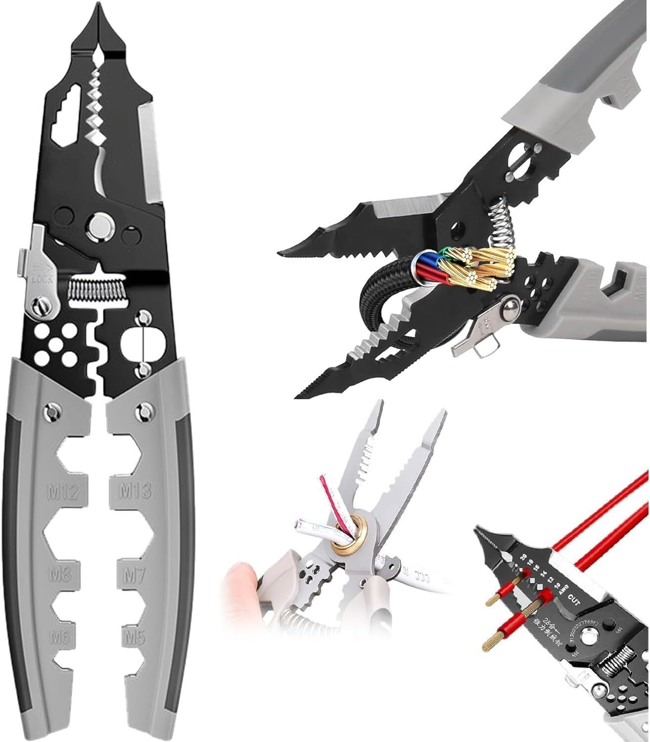 technoway 9-in-1 Multifunctional Stainless Steel Wire Cutter Foldable Wire 21-in-1 Multifunctional Stainless Steel Wire Cutter Foldable Wire Wire Cutter-picture-12