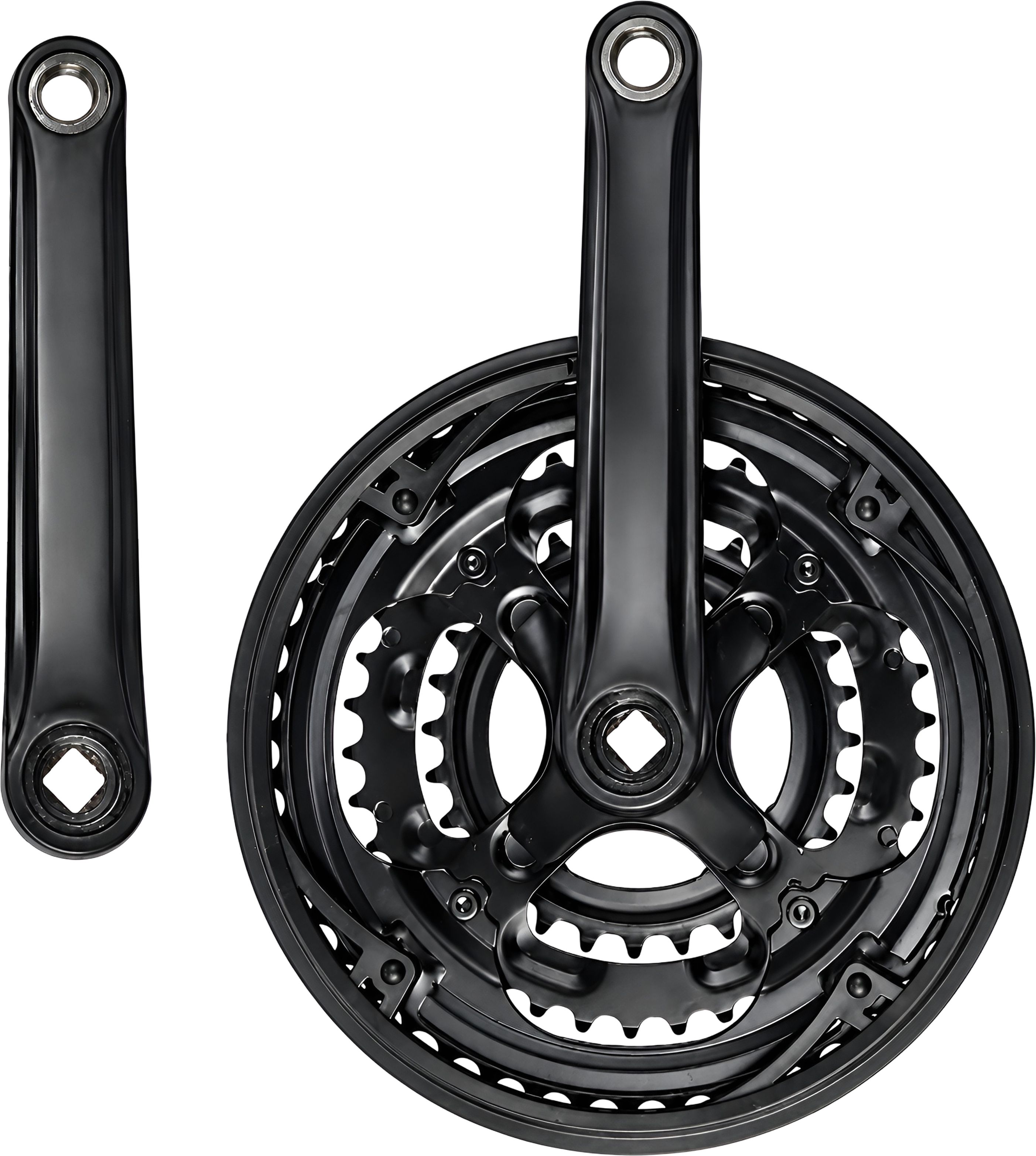 razaiq Bicycle Crankset Triple Chainwheel with Crank Arms, 3 Speed Front Gear Set, Mountain Bike, Racing Bike, Road Bicycle Wheel-picture-20