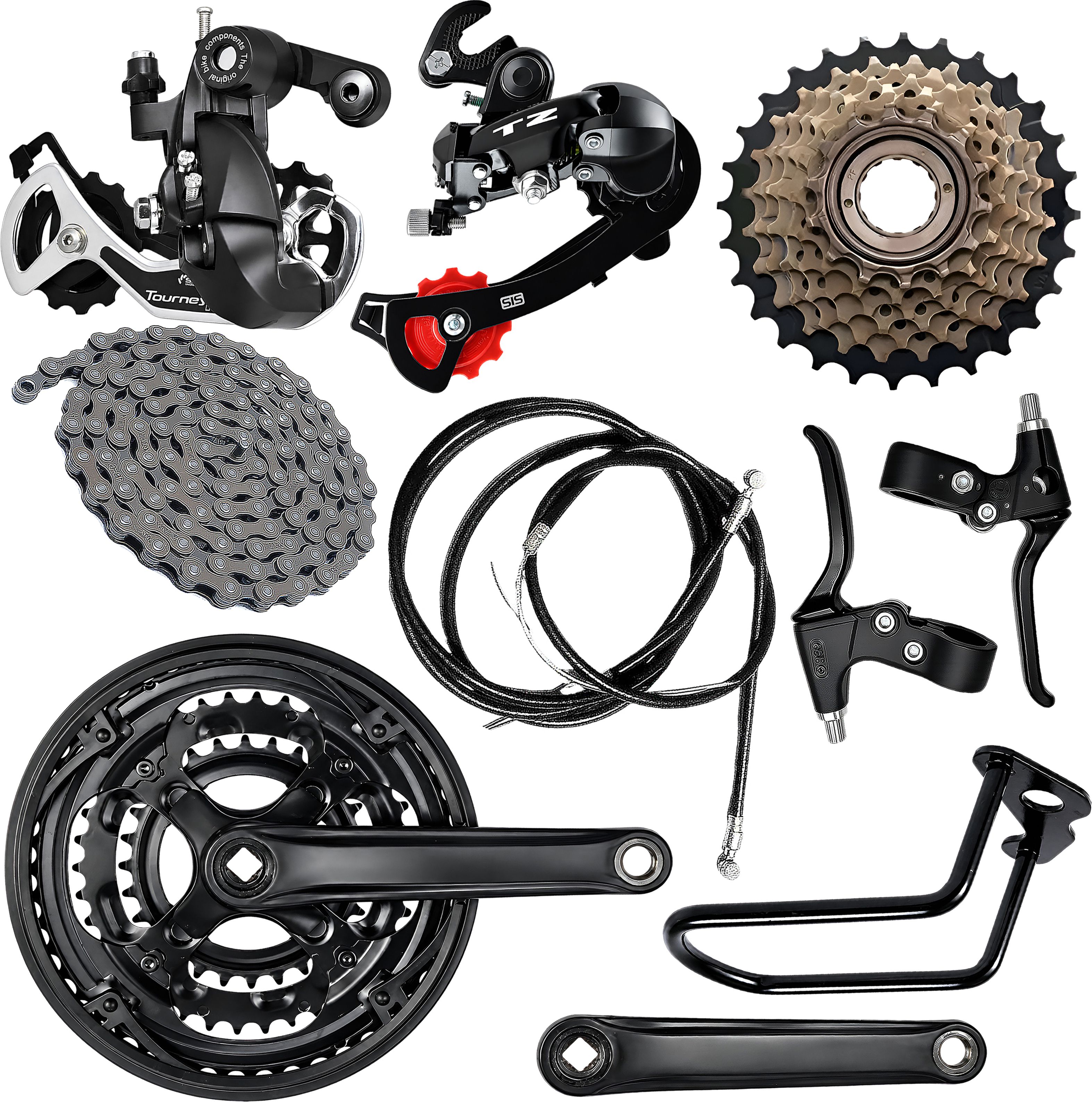 razaiq Cycle Crankset, Chain & Dual Gear Kit for Drivetrain Repair and Upgrade Mountain Bike, Racing Bike, Road Bicycle Wheel-picture-24
