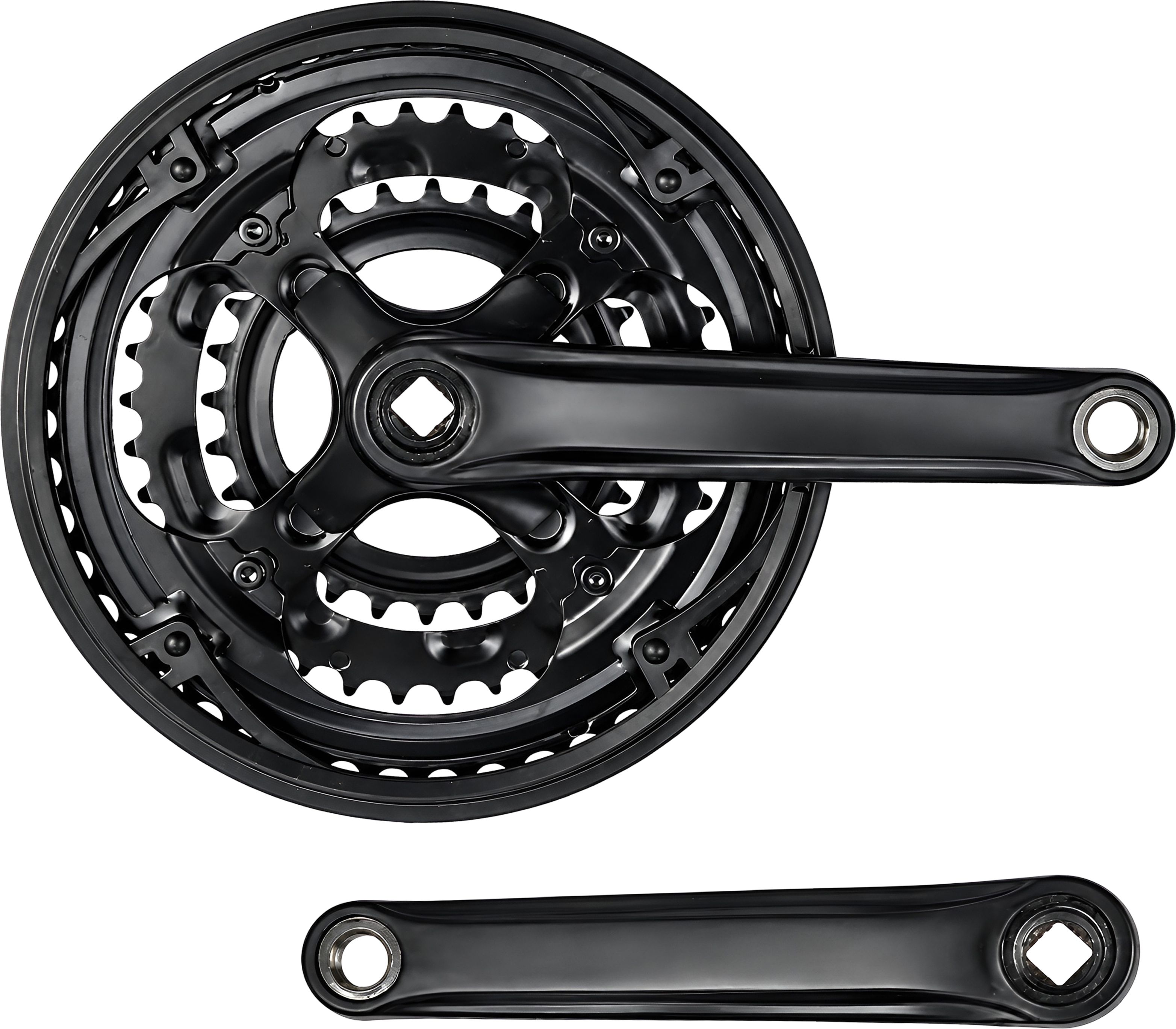 razaiq Heavy Duty Triple Chainwheel Crankset with Crank Arms for Bicycle Cycle Mountain Bike, Racing Bike, Road Bicycle Wheel-picture-25