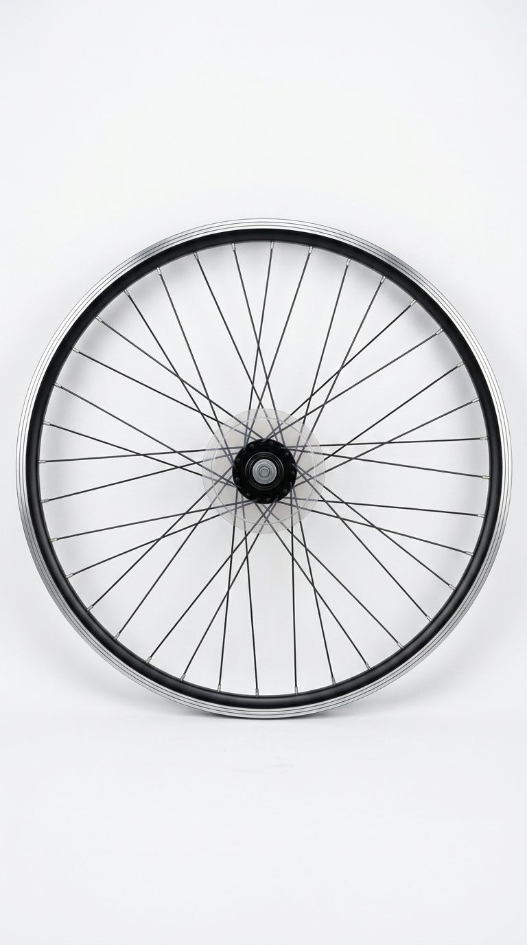 26 Inch Dual Wall Alloy Bicycle Rear Rim - Disc & V-Brake Compatible (Black) Mountain Bike, Road Bicycle Wheel-image-31