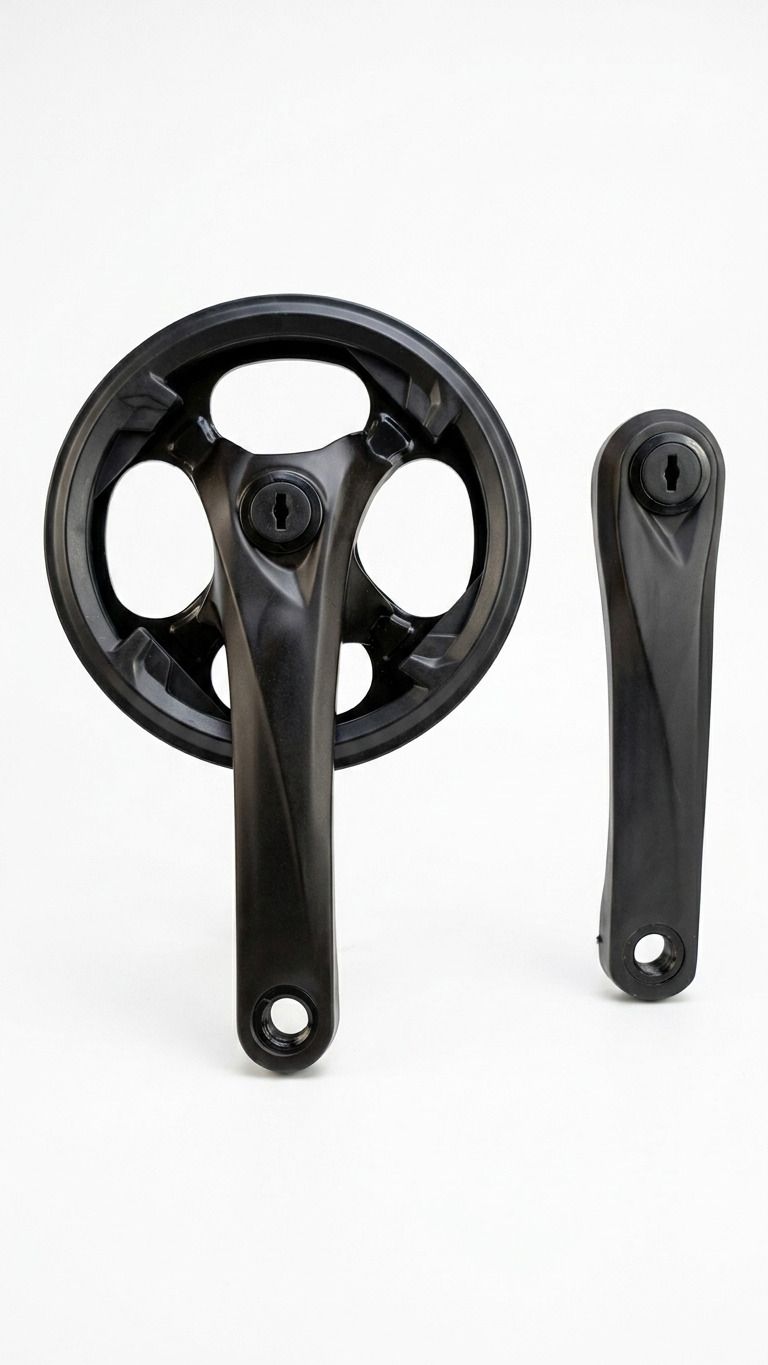 42T Cotterless Chainwheel with Crank Arm | Heavy Duty Bicycle Crankset Mountain Bike, Racing Bike, Road Bicycle Wheel-image-3