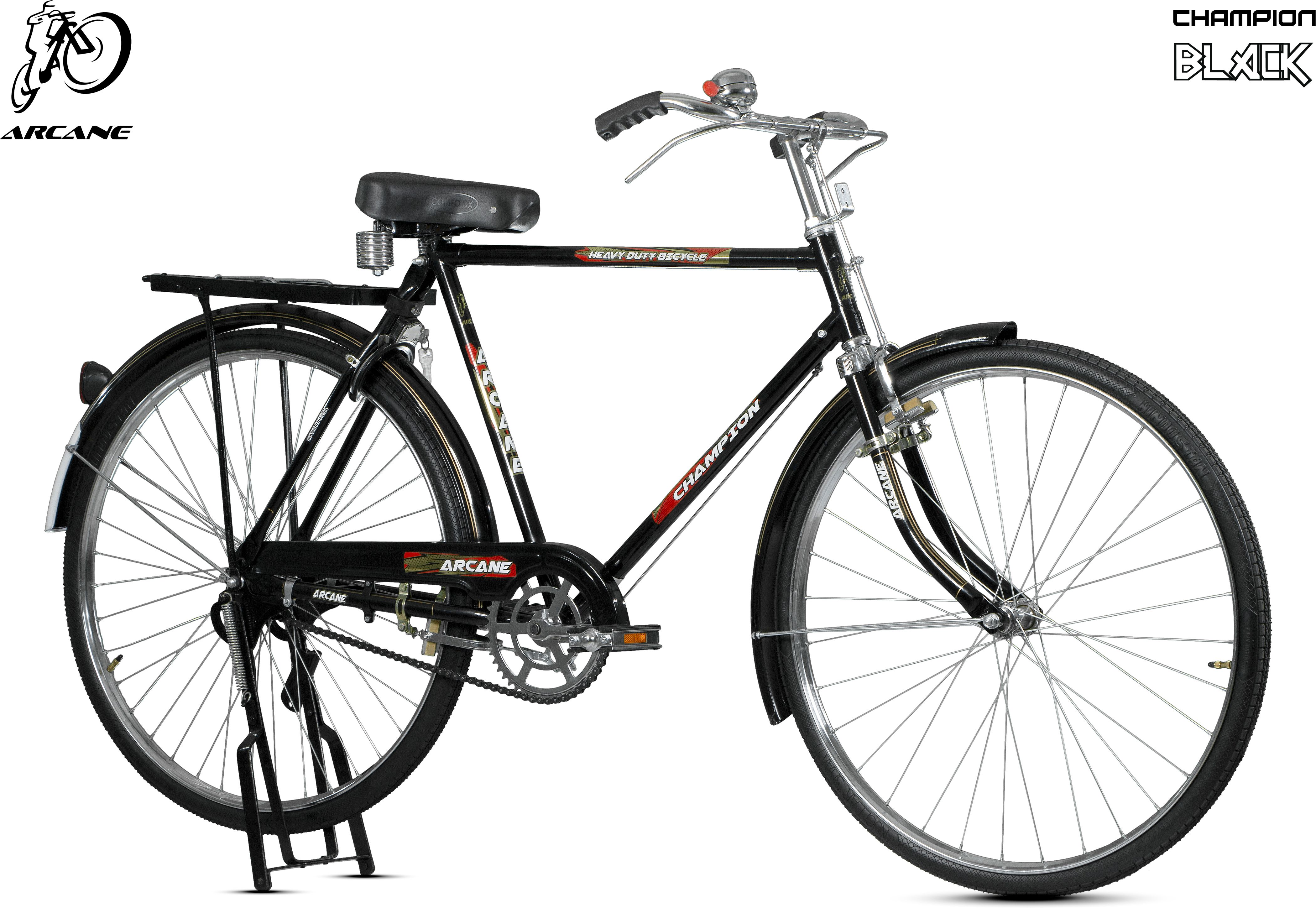 arcane Champion 28T Vintage Men's Bicycle ( Frame Size : 55cm/22inch ) with Accessories 26 T (inch) Roadster Cycle-picture-10