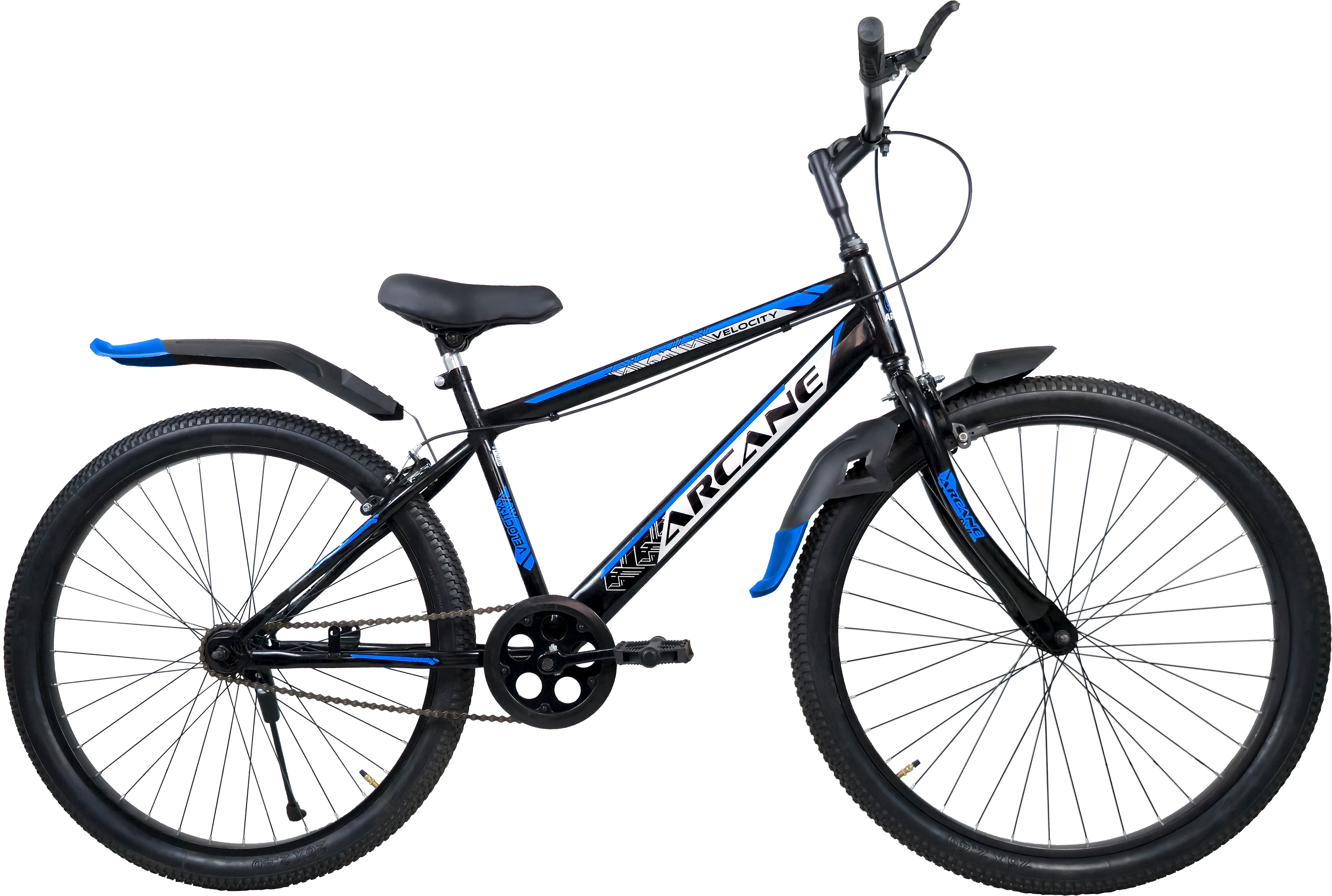 Velocity 26T Premium City Bike | Non Gear Single Speed Bicycle for Adults 26 T (inch) Hybrid Cycle/City Bike-image-40