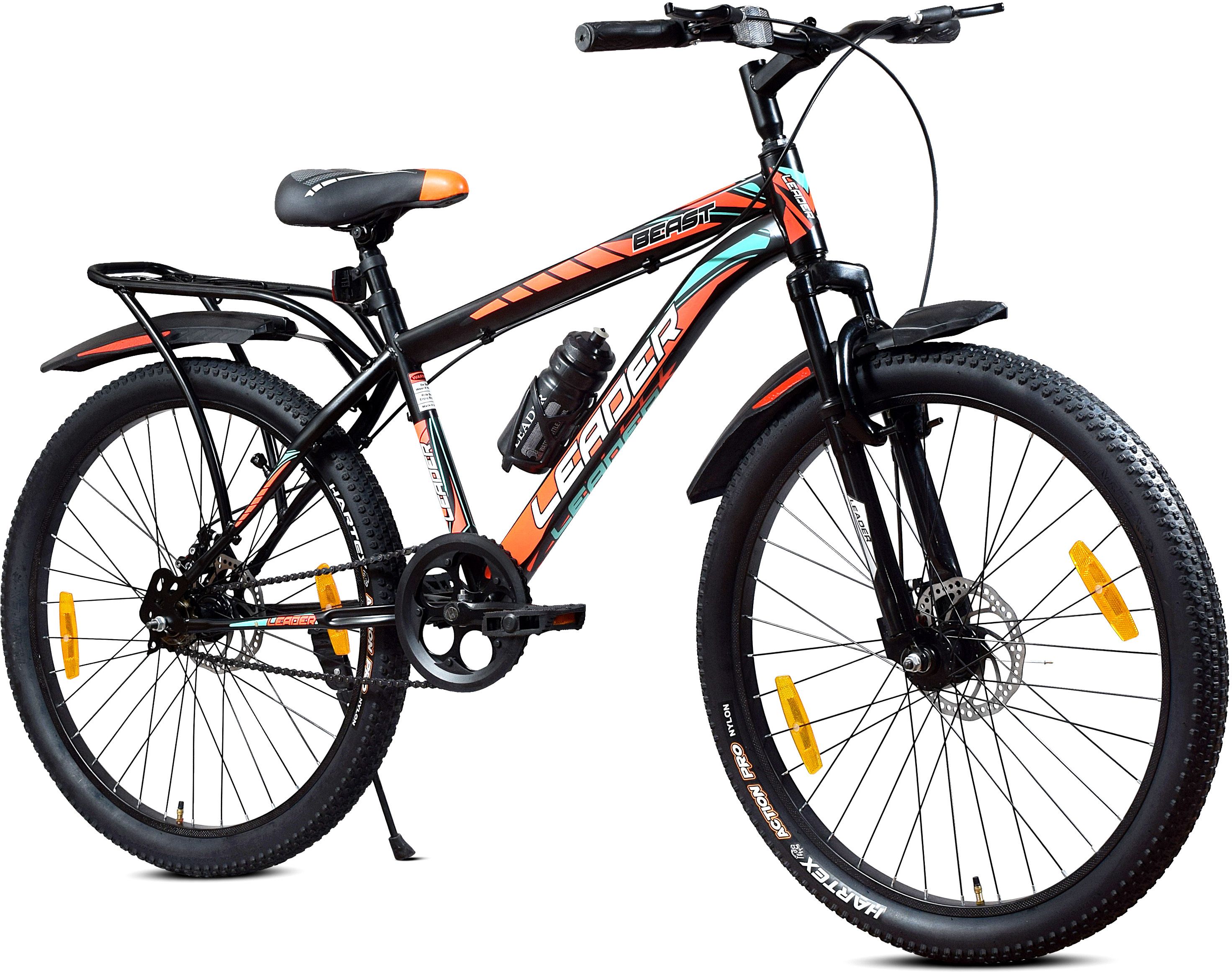 leader Beast 26T IBC Premium Cycle for Men with Front Suspension & Dual Disc Brakes 26 T (inch) Mountain Cycle-picture-20