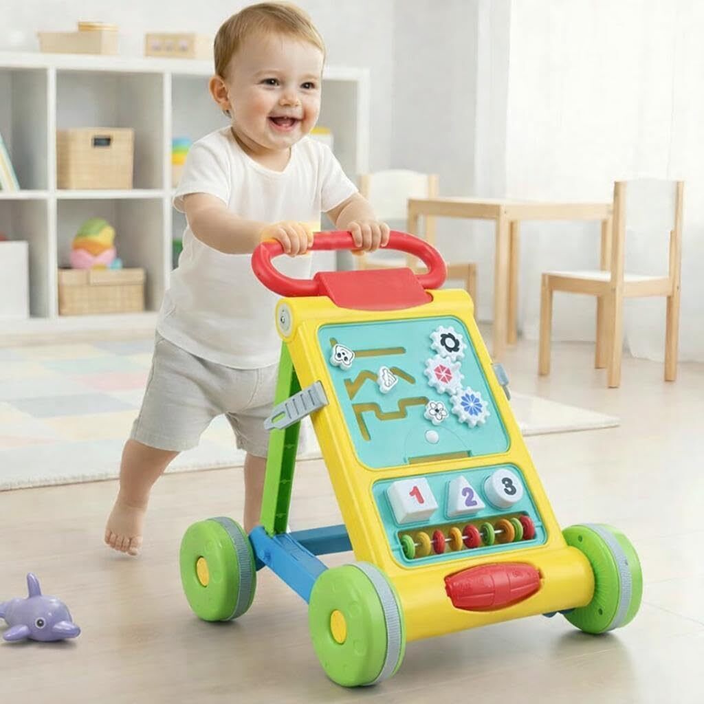 Baby Activity Walker - Toddler Learning Toys Push Walker for 6 Months -15 Months 10 T (inch) Balance Bike-image-41