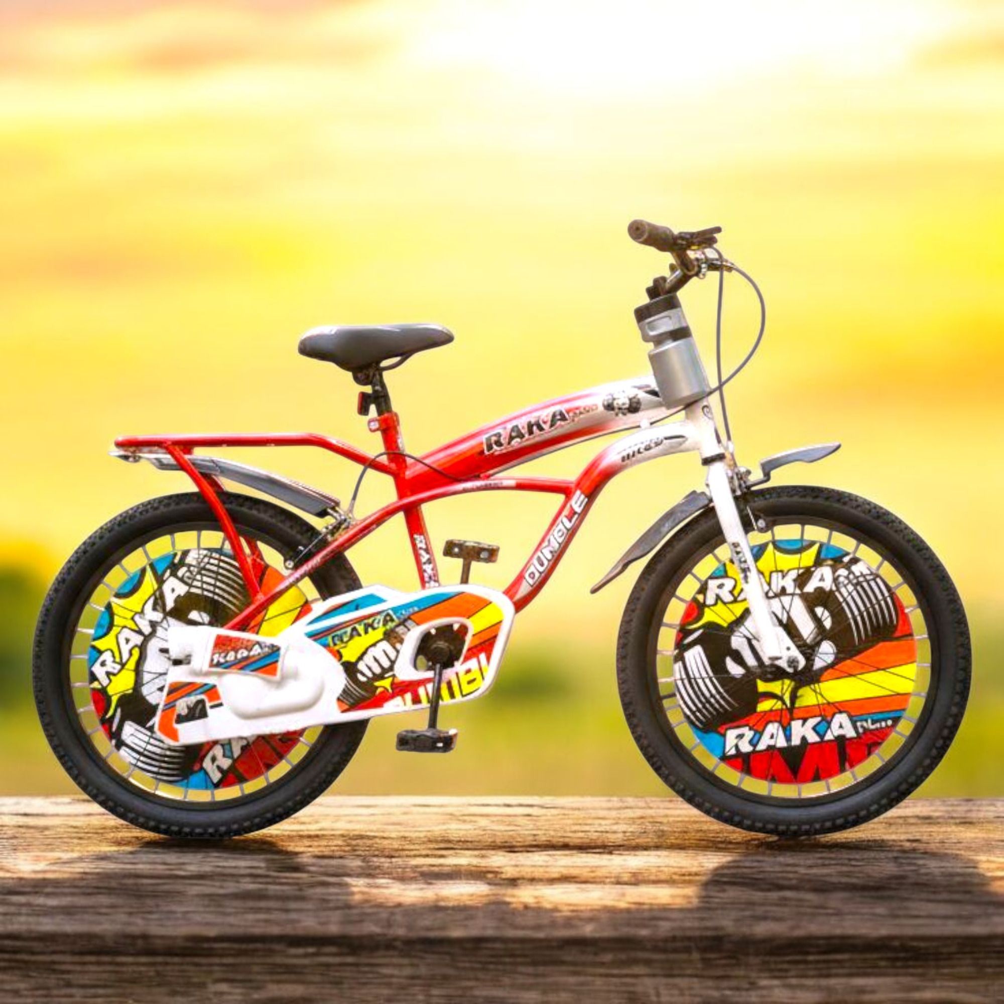20T Kids Bike Dual Shade Single Speed Cycle for Boys Girls 5-8 Years 20 T (inch) Mountain Cycle-image-15