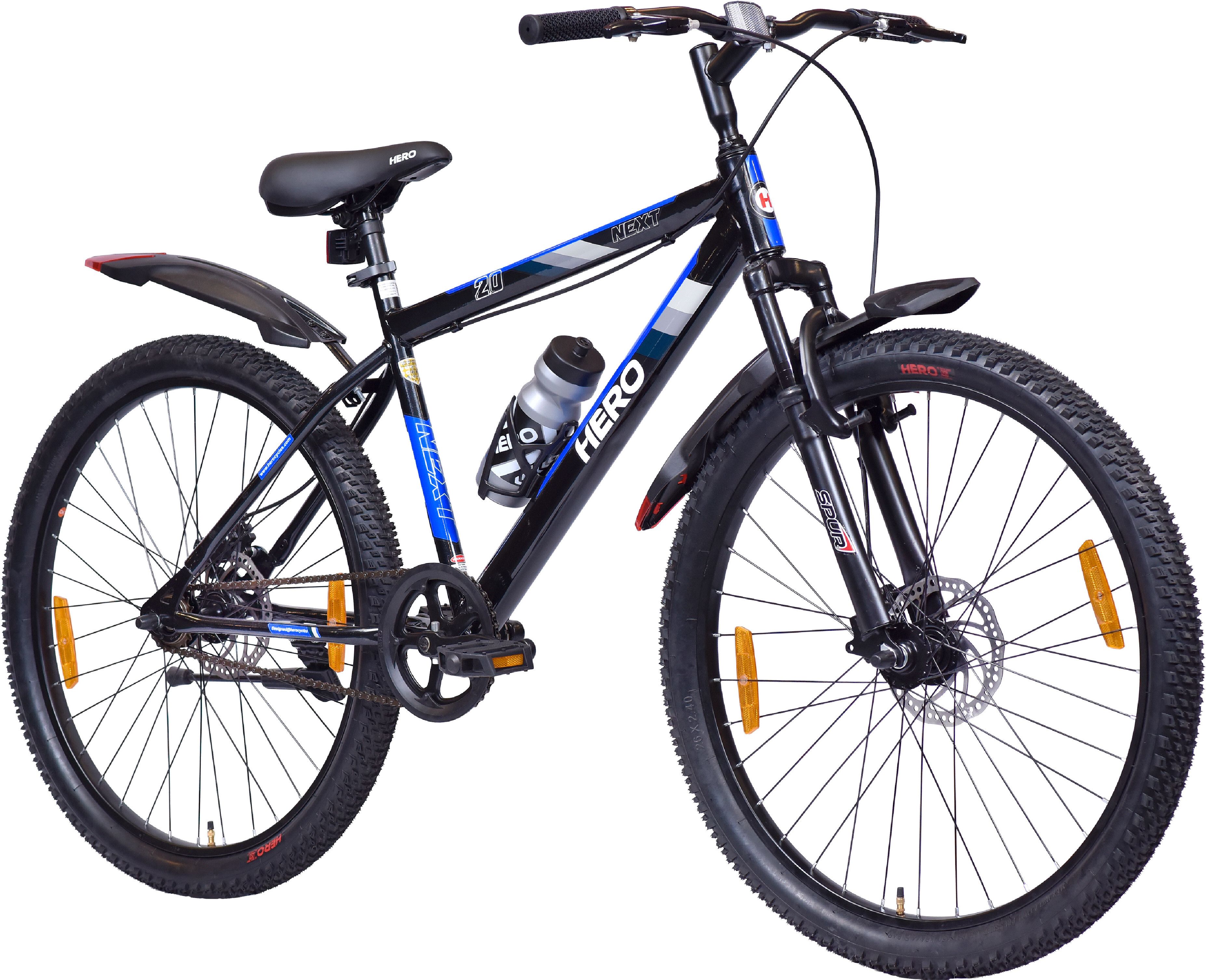 hero EC NEXT 26T SPORTS FS DD BK BL SKD ALFA 26 T (inch) Mountain Cycle-picture-29