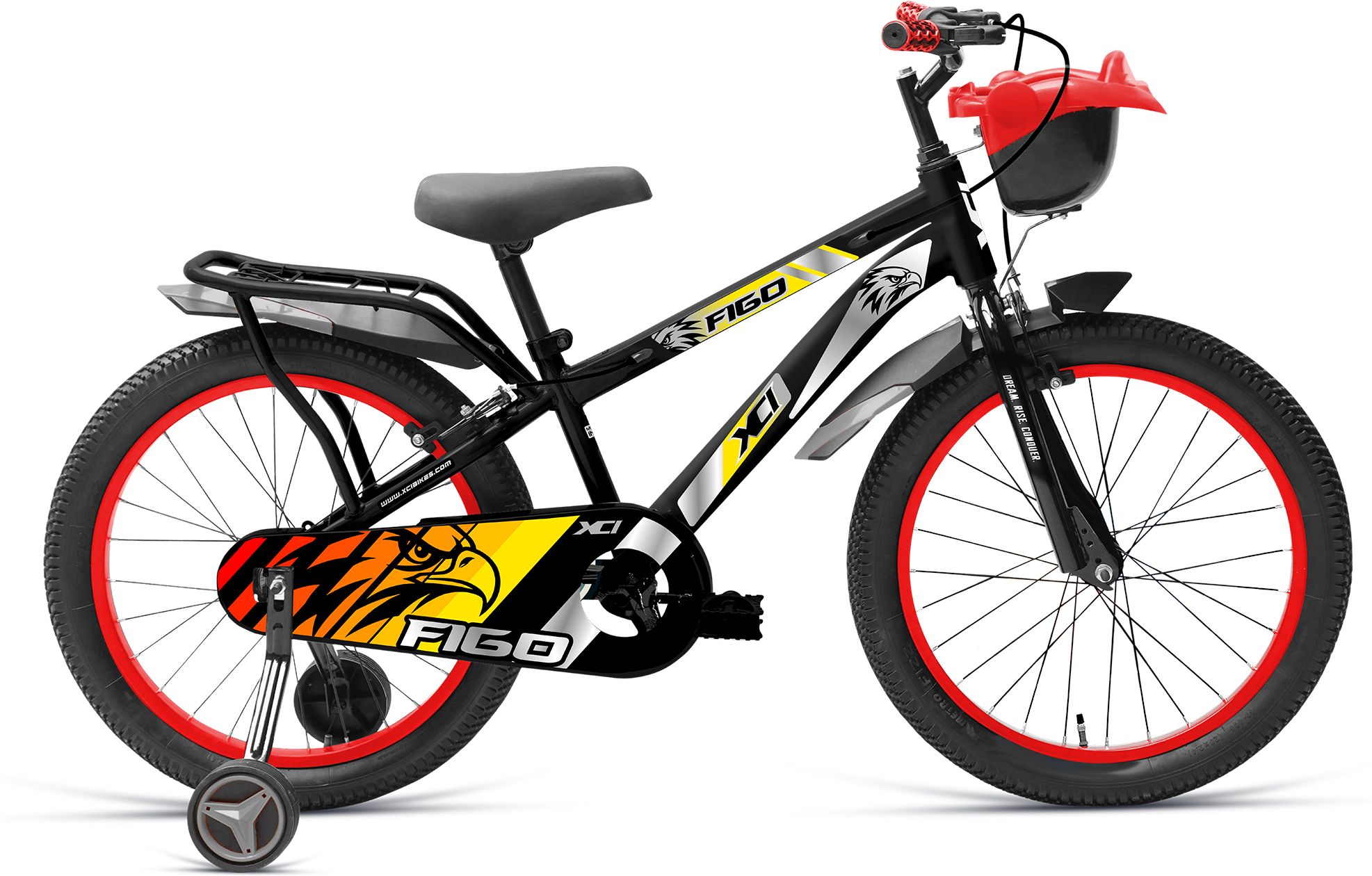 Figo 20T Kids cycle with Balance Wheel, Basket 20 T (inch) BMX Cycle-image-28
