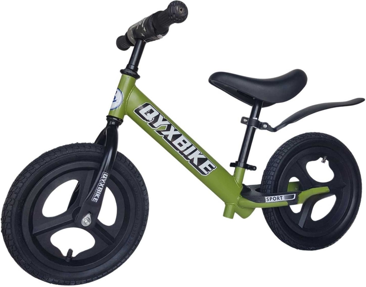 2-5 Years Kids Lightweight Adjustable Carbon Steel Frame|EVA Solid Tier No Pedal 12 T (inch) Balance Bike-image-2