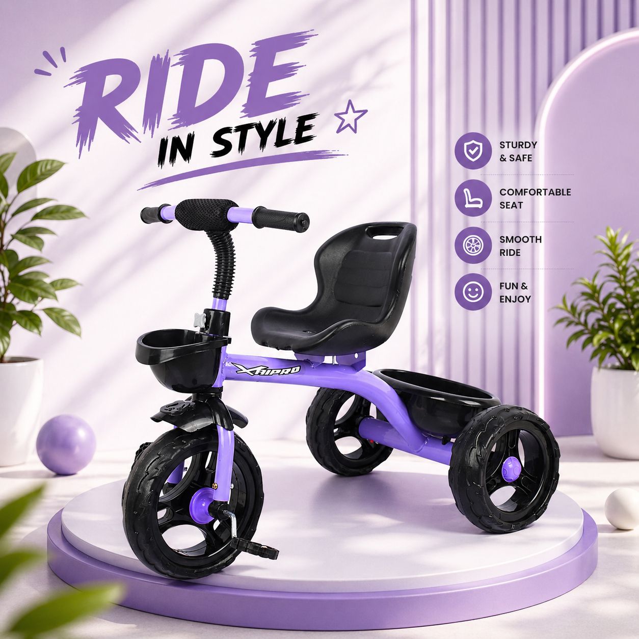 PREMIUM TRICYCLE FOR 1 TO 3 YEAR Tricycle-image-33