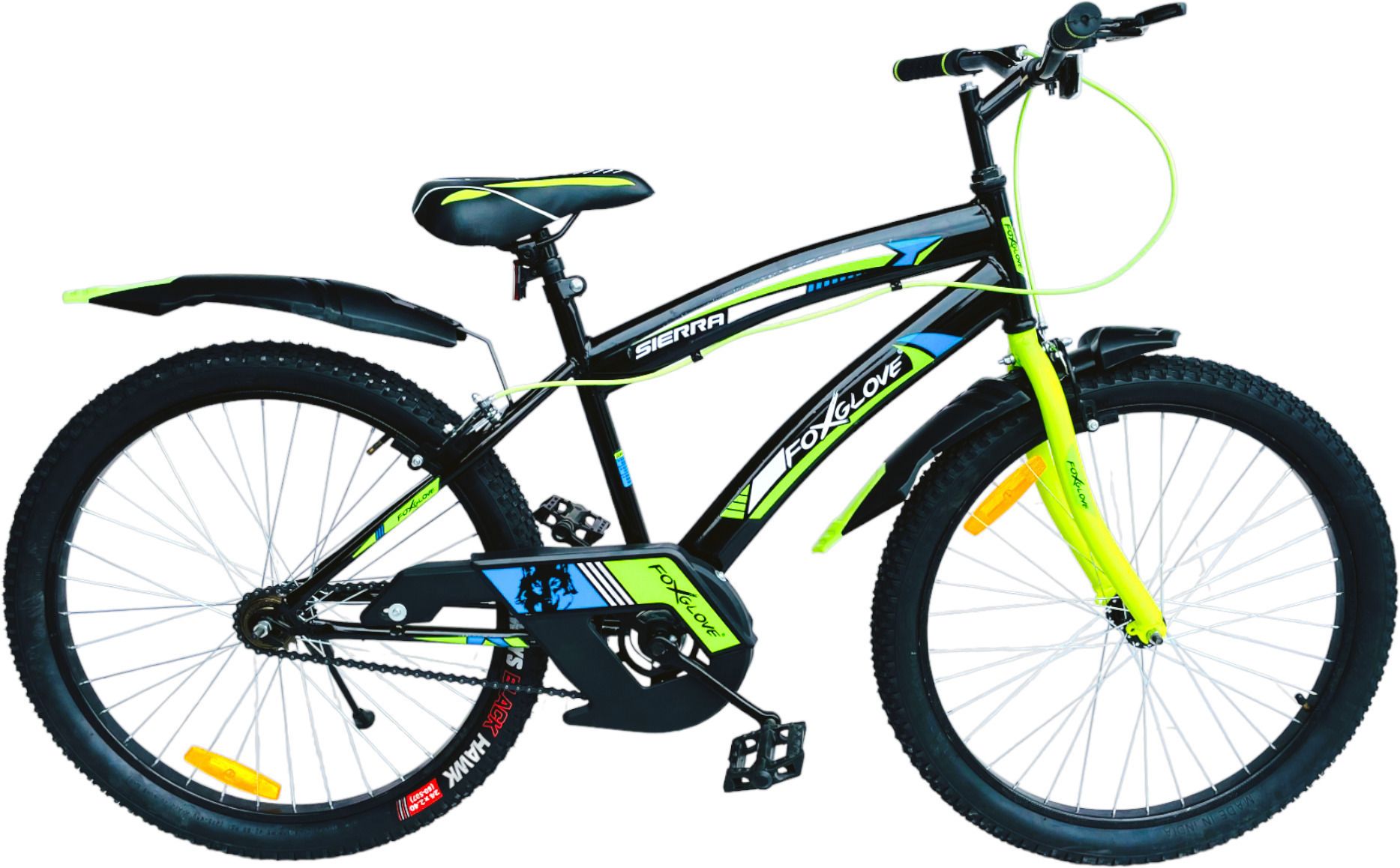 SIERRA 24T SPORTY F/GREEN CYCLE TYRE TUBE FOR HEIGHT 4.5FT AND ABOVE 90% FITTED 24 T (inch) Road Cycle-image-28