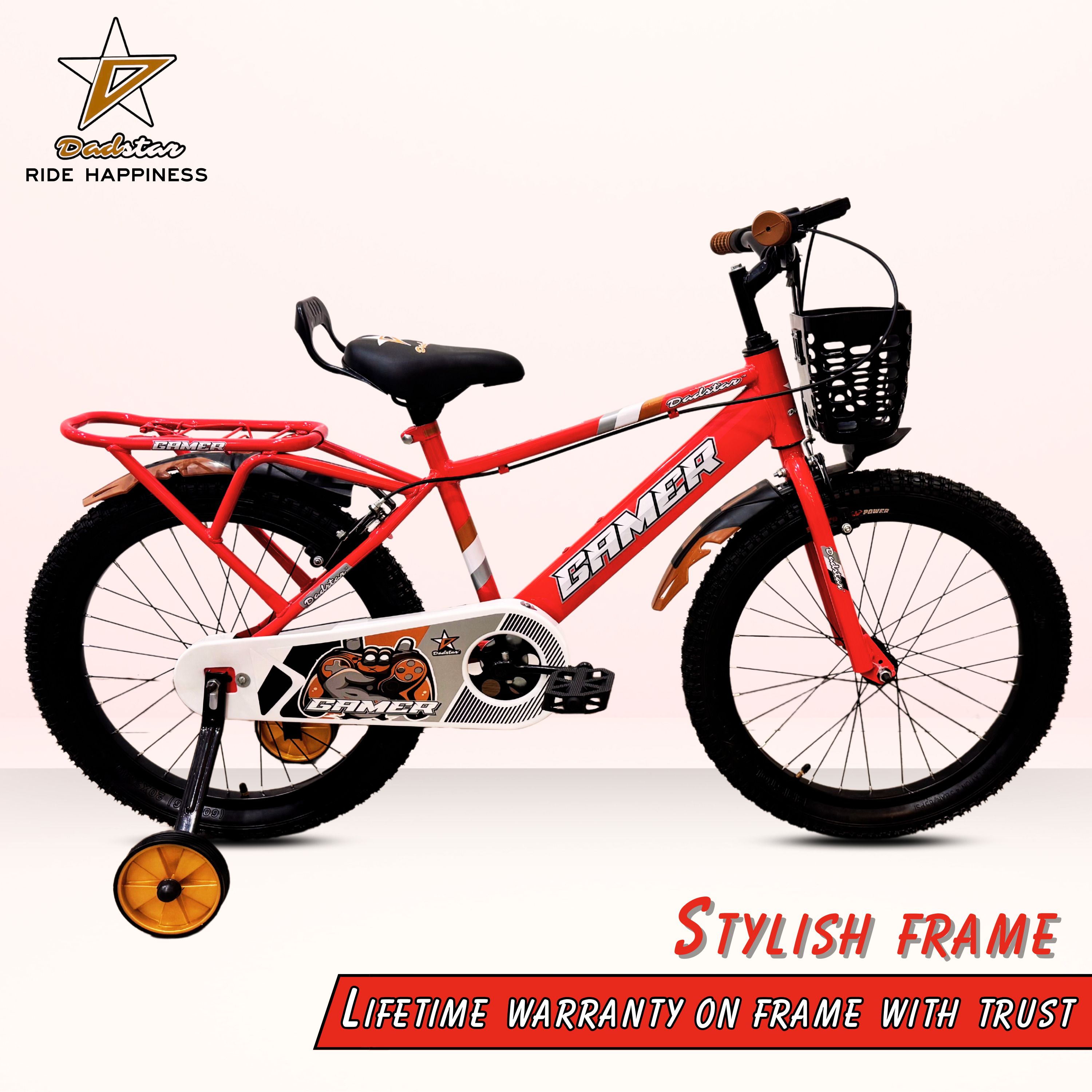 GAMER OREO 26T BICYCLE FOR AGE 12PLUS RED COLOUR 26 INCH 26 T (inch) BMX Cycle-image-18
