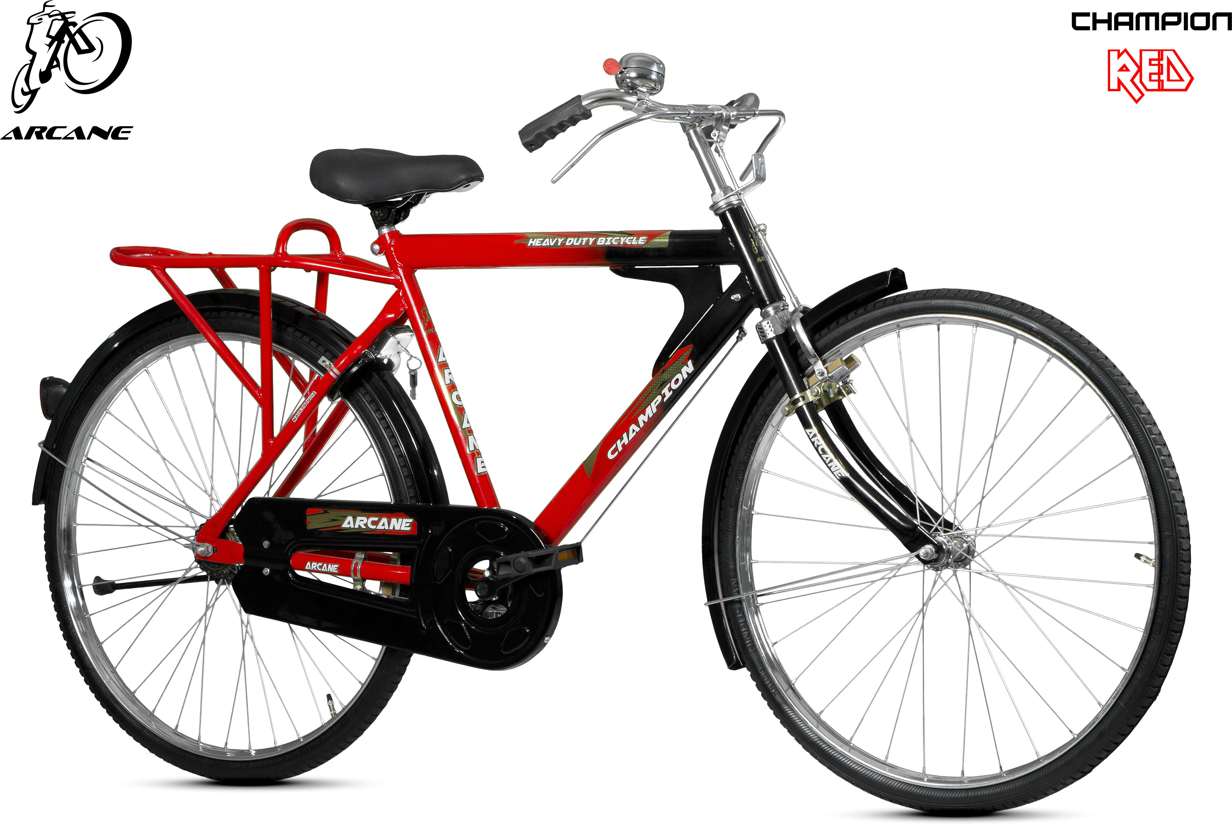 arcane Champion 26T Vintage Men's Bicycle ( Frame Size : 50cm/20inch ) with Accessories 26 T (inch) Roadster Cycle-picture-13