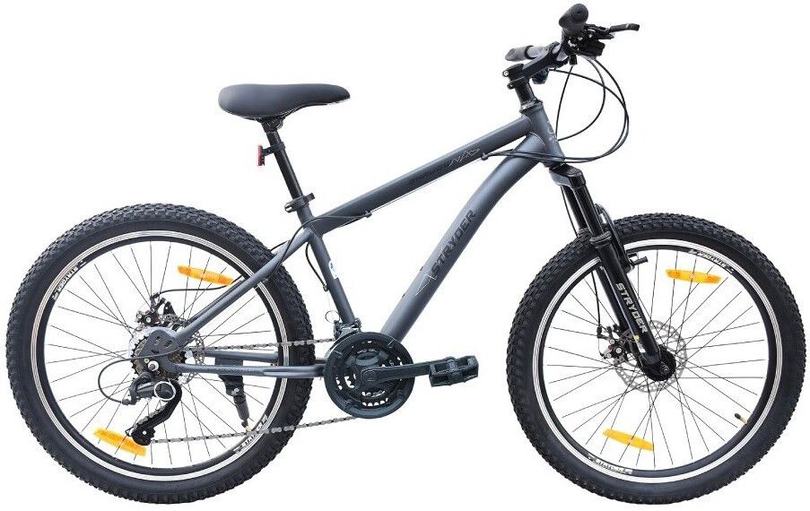 27.5" Kolors Shadow Bicycle with Front Suspension & Disc Brakes | Stylish Ride 24 T (inch) Mountain Cycle-image-34