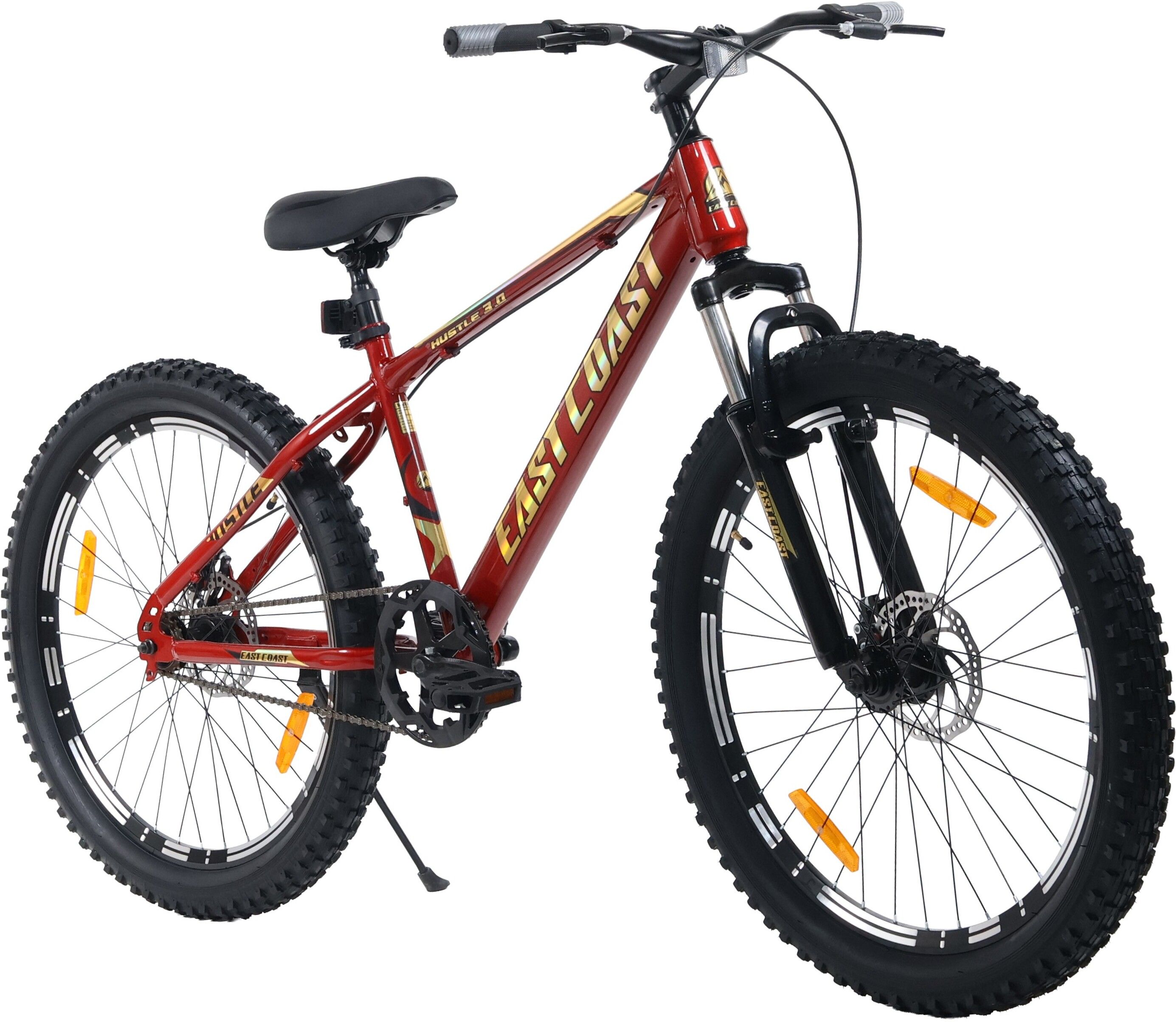 Hustle Gold 27.5T cycle II Double Disc II Fat Tyres II Double Wall Alloy Rims 27.5 T (inch) Mountain Cycle-image-28