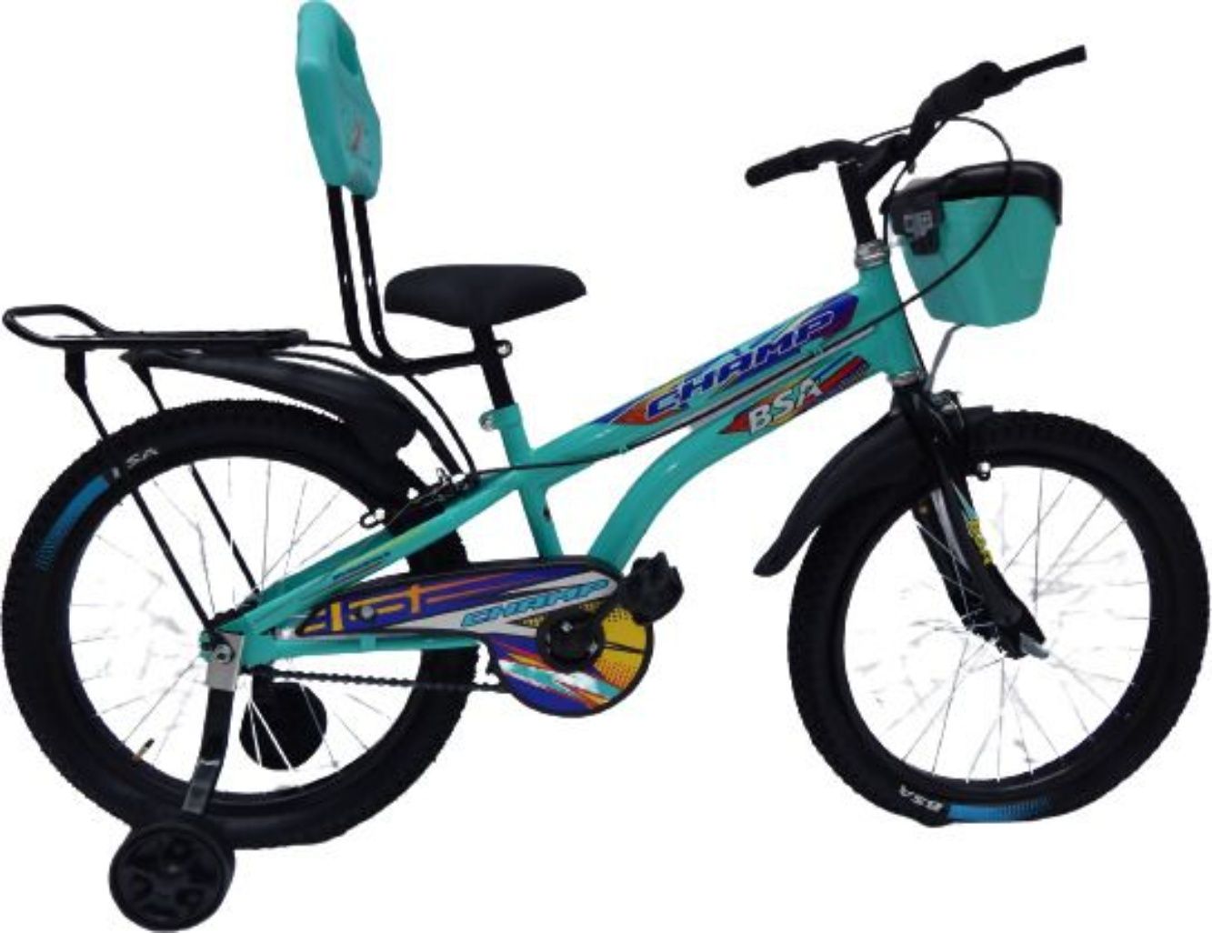 Champ Ranger Cycle Carrier Supporting Wheel & Seat Basket SemiAssemble(95%)_K1 20 T (inch) BMX Cycle-image-5