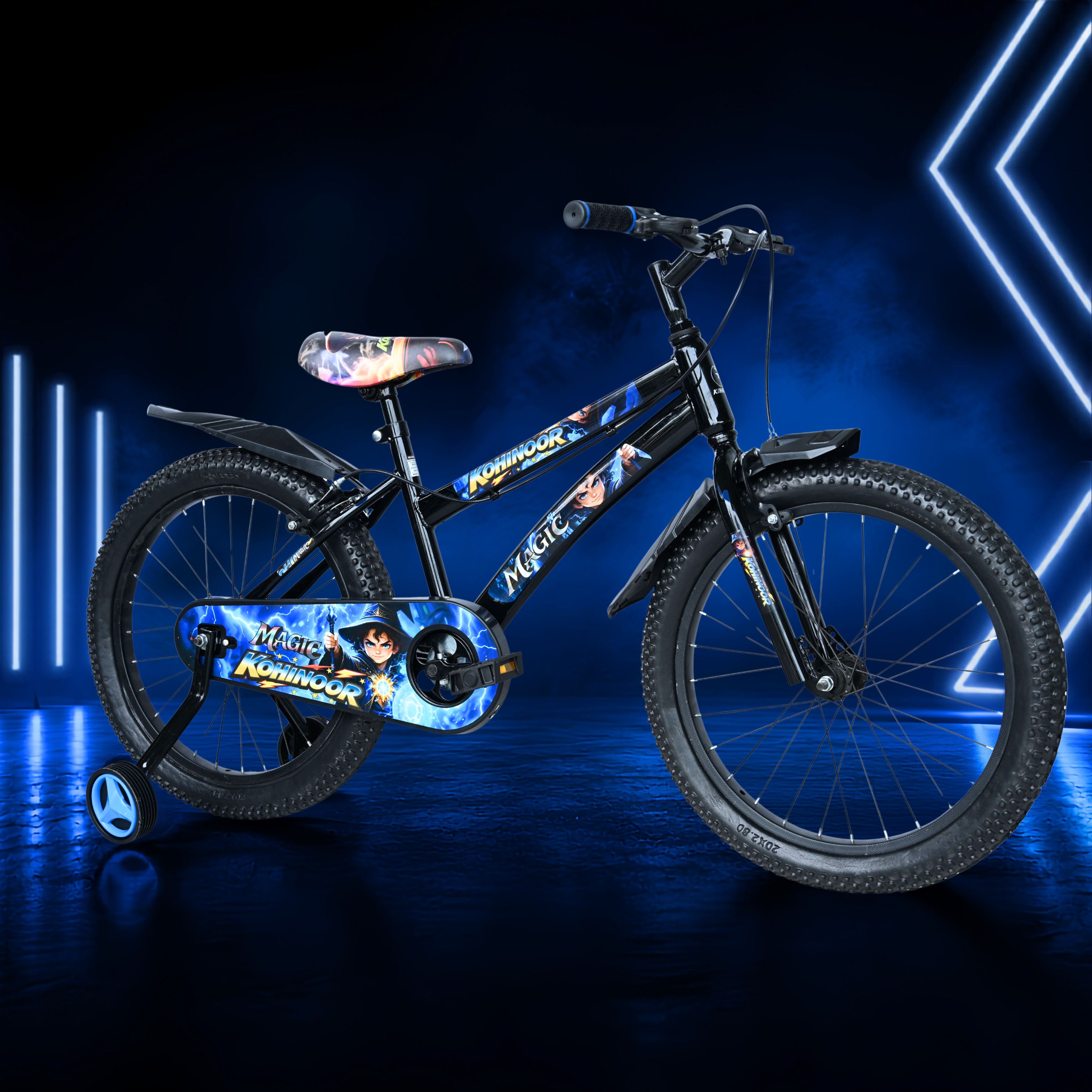 kohinoor 20T MAGIC | 5 to 9 years Kids | Premium Quality |Semi Assembled | Kids Cycle 20 T (inch) Mountain Cycle-picture-1