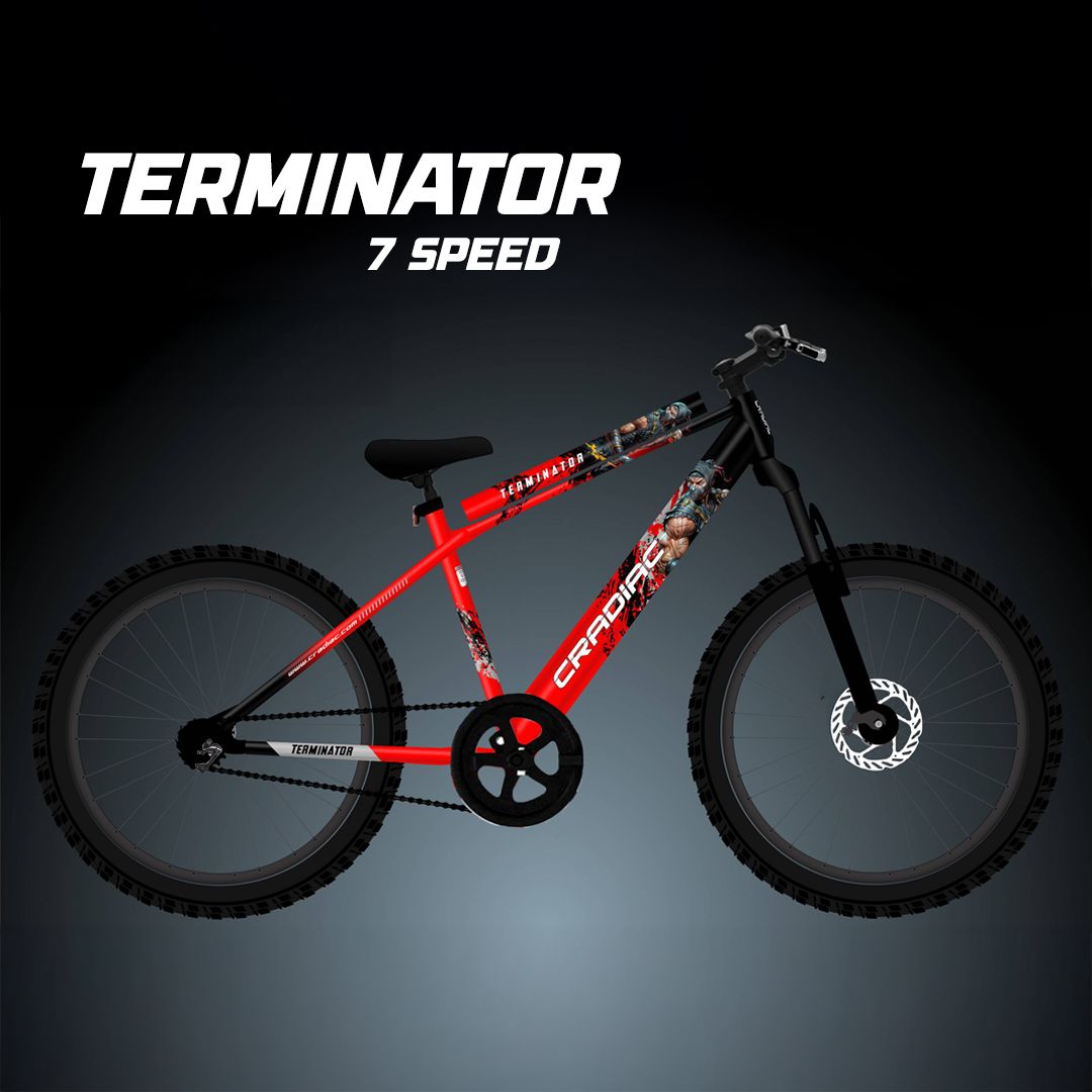 cradiac TERMINATOR 7 SPEED | FRONT SUSPENSION | DUAL DISC 26 T (inch) Mountain Cycle-picture-23