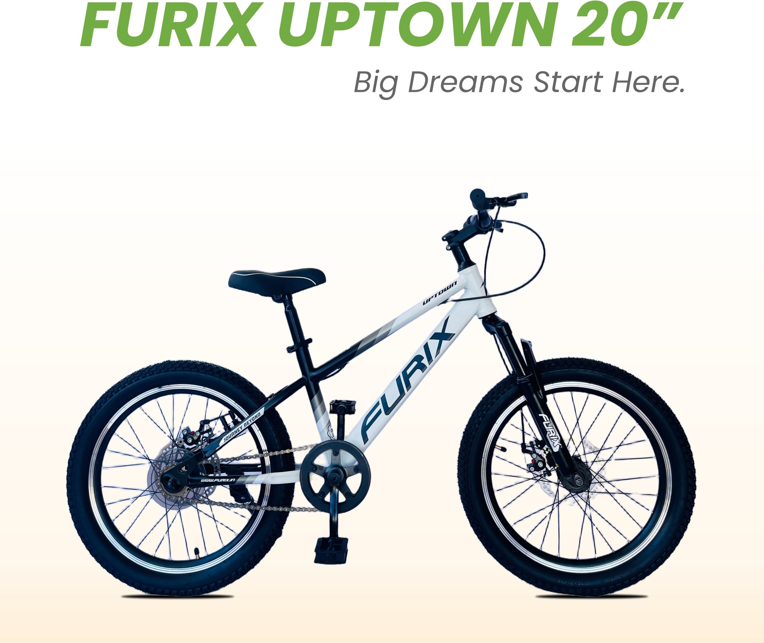 Uptown 20 Inch Front Suspension Kids Bicycle | Dual Disc Brakes | For 8-13 Years 20 T (inch) Mountain Cycle-image-28