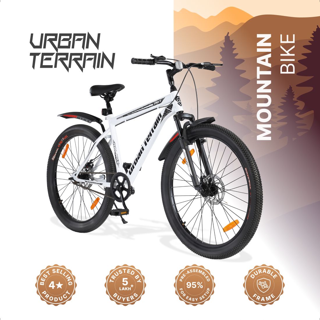 Pro High Performance Mountain Cycles For Men With Dual Disc Brake 26 T (inch) Road Cycle-image-31