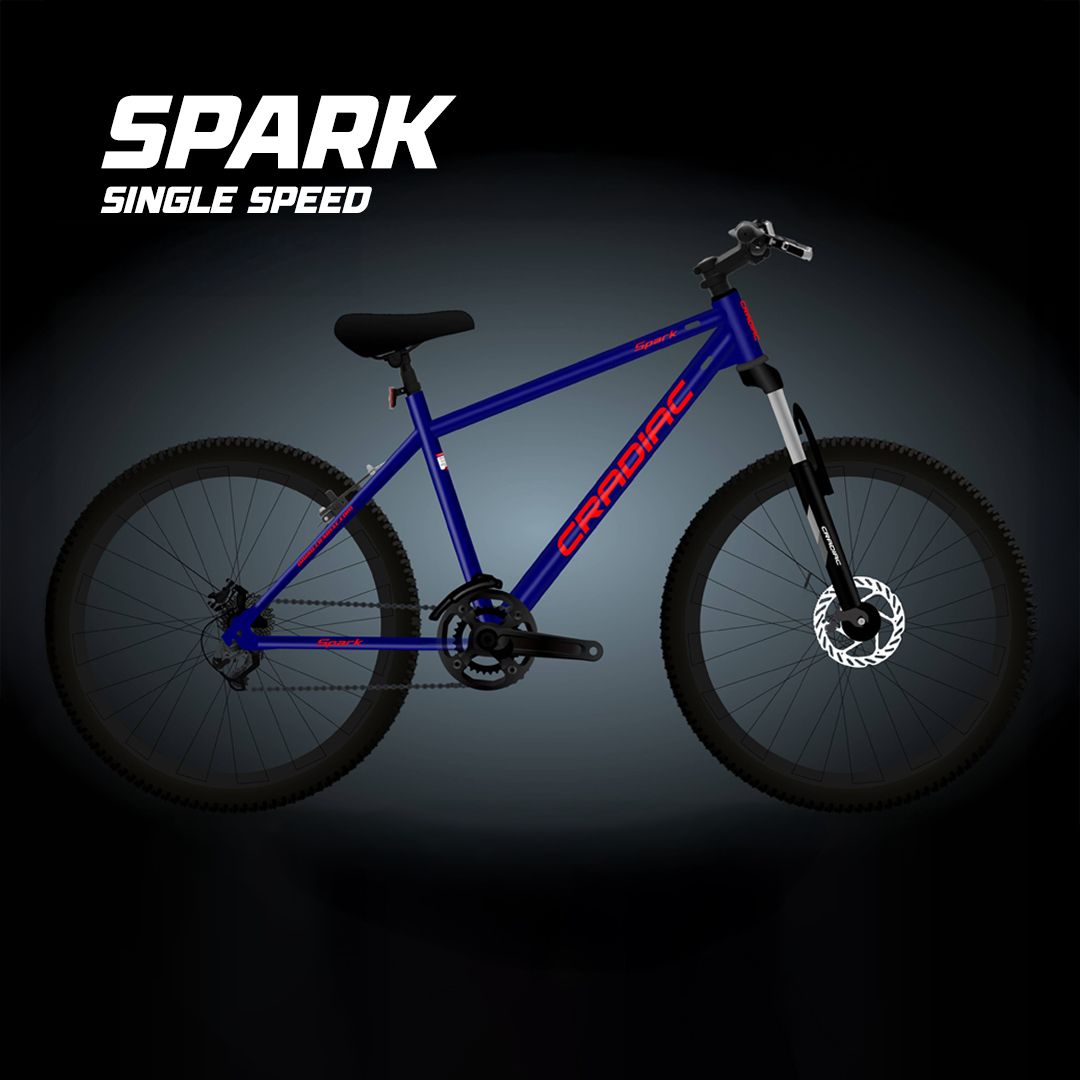 cradiac SPARK 21 SPEED | FRONT SUSPENSION | DUAL DISC 700C T (inch) Hybrid Cycle/City Bike-picture-10