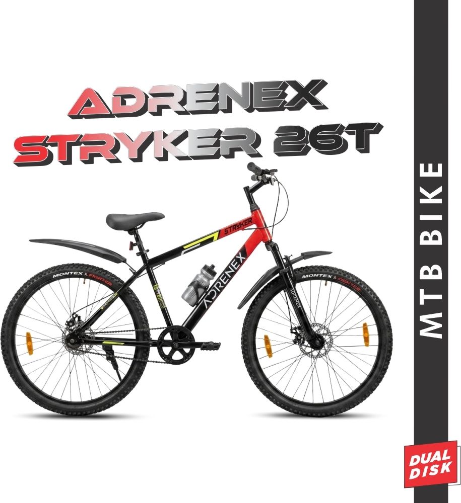 adrenex Stryker 26T FXDD | 85% Pre- Assembled | 26 T (inch) Mountain Cycle-picture-24