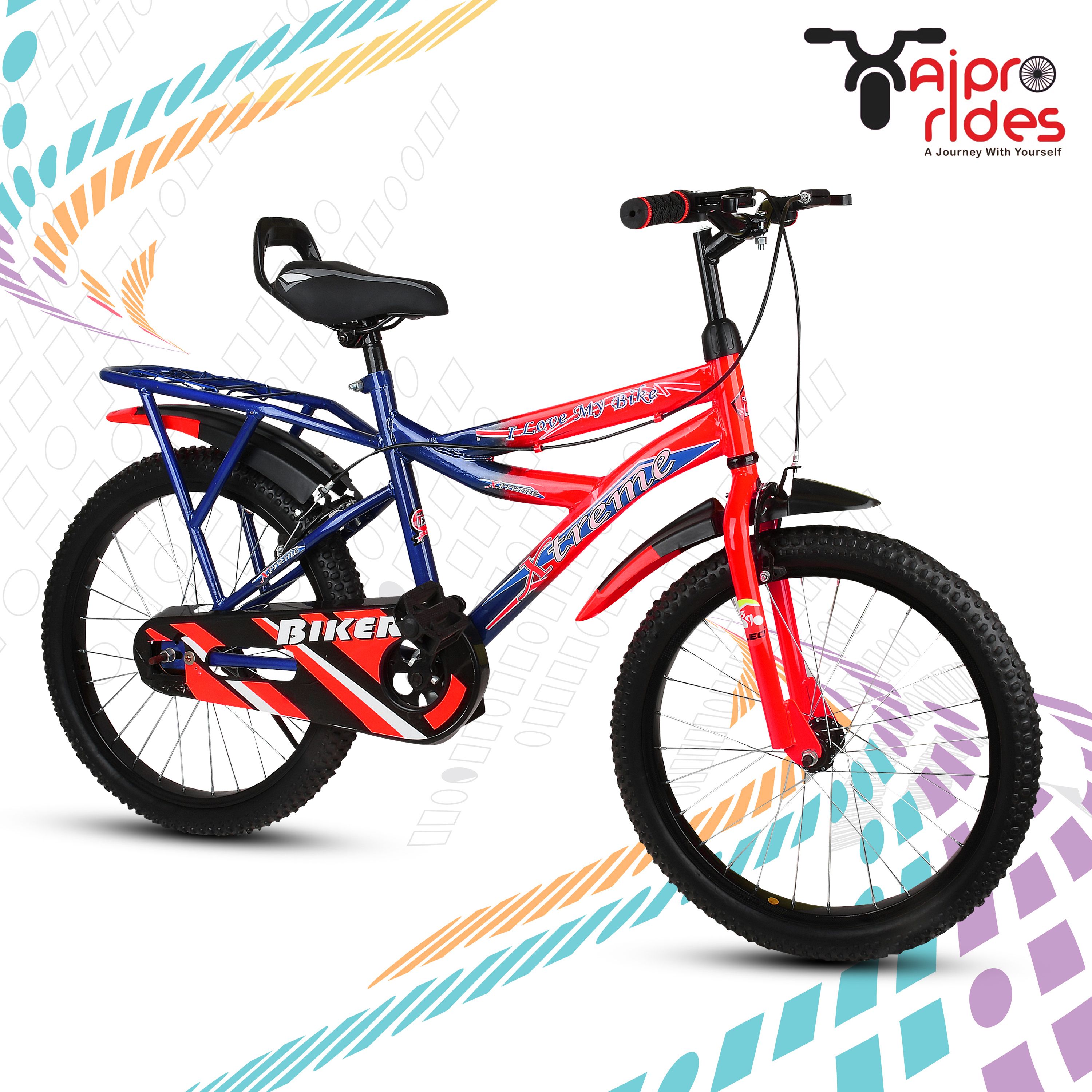 20T XTREEM FLORO RED M RIM 7 TO 10 YEAR KIDS CYCLE 90% ASSEMBLE CYCLE 20 T (inch) BMX Cycle-image-37