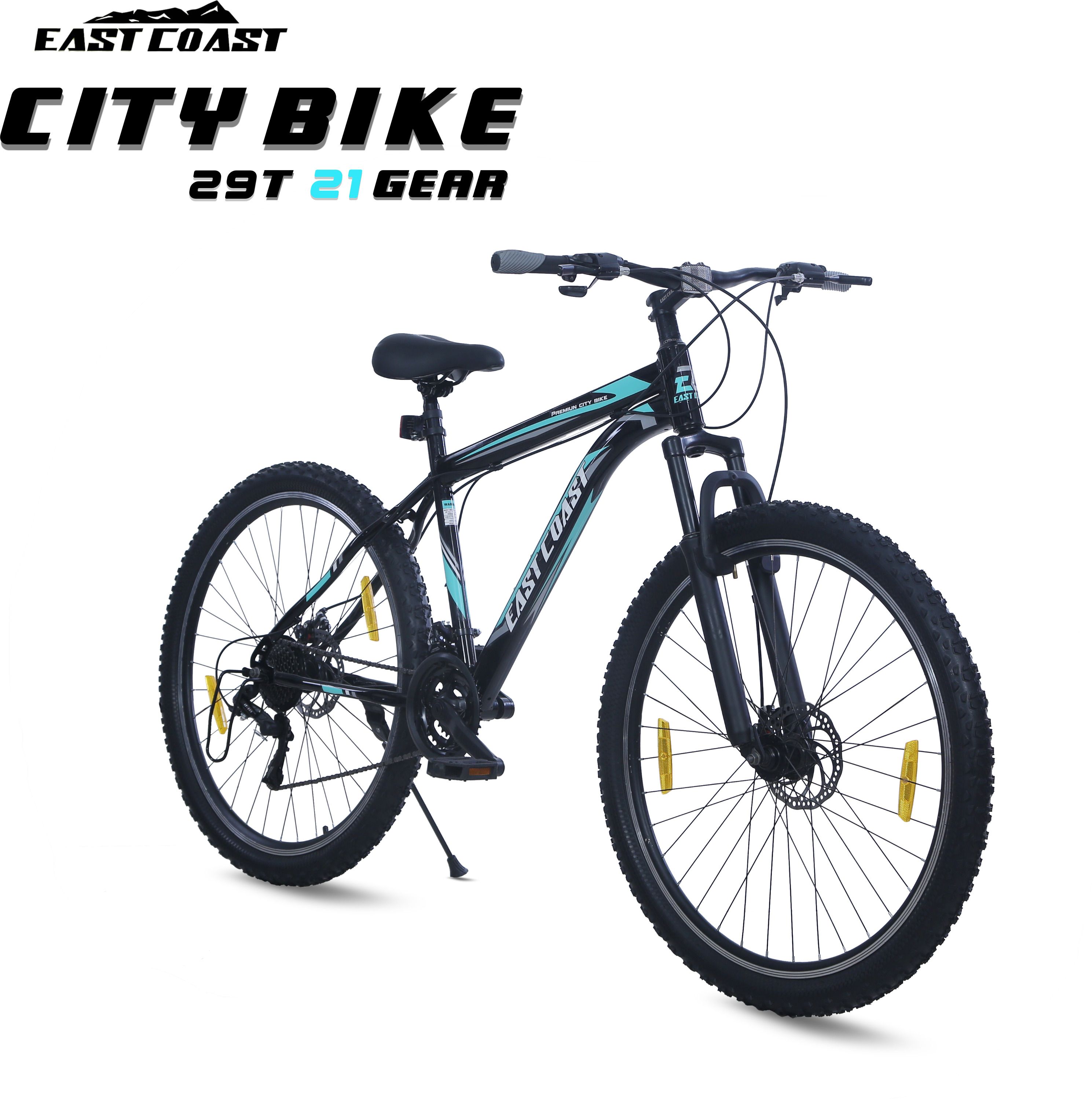 PREMIUM CITY 29T Cycle/Mountain with Front Suspension and 21 speed 29 T (inch) Road Cycle-image-11