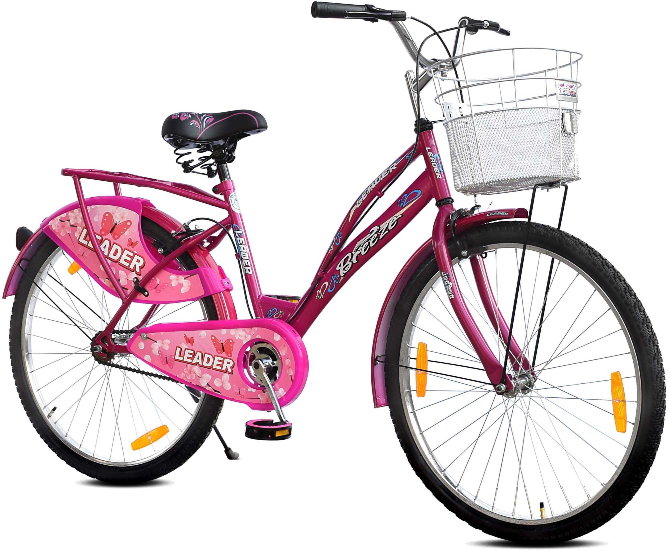 LadyBird Breeze 26T for Girls/Women with Basket and Integrated Carrier 26 T (inch) Girls Cycle/Womens Cycle