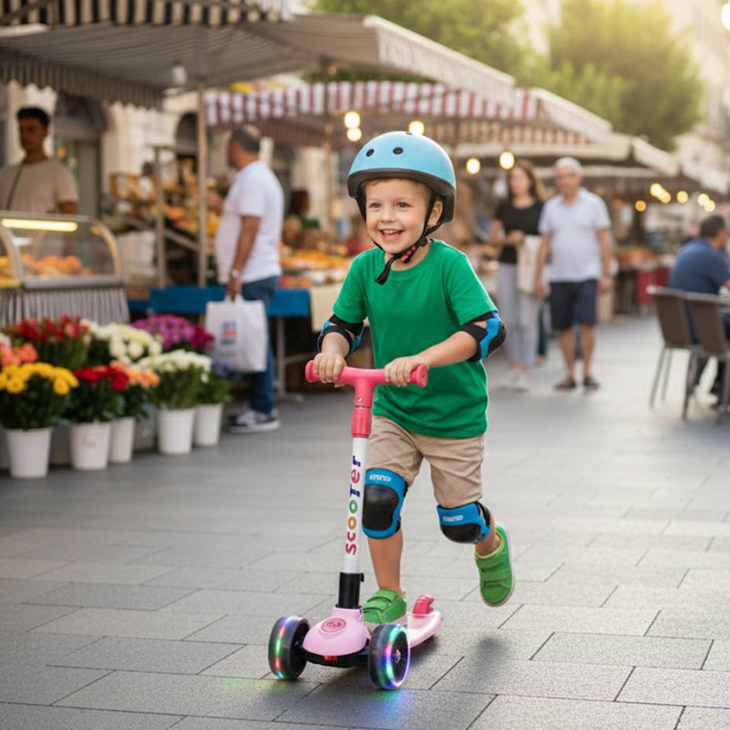 xaipro PREMIUM QUALITY X-1 SCOOTER WITH LED LIGHT WHEEL 2 TO 5 YEAR KIDS Kids Scooter-picture-17