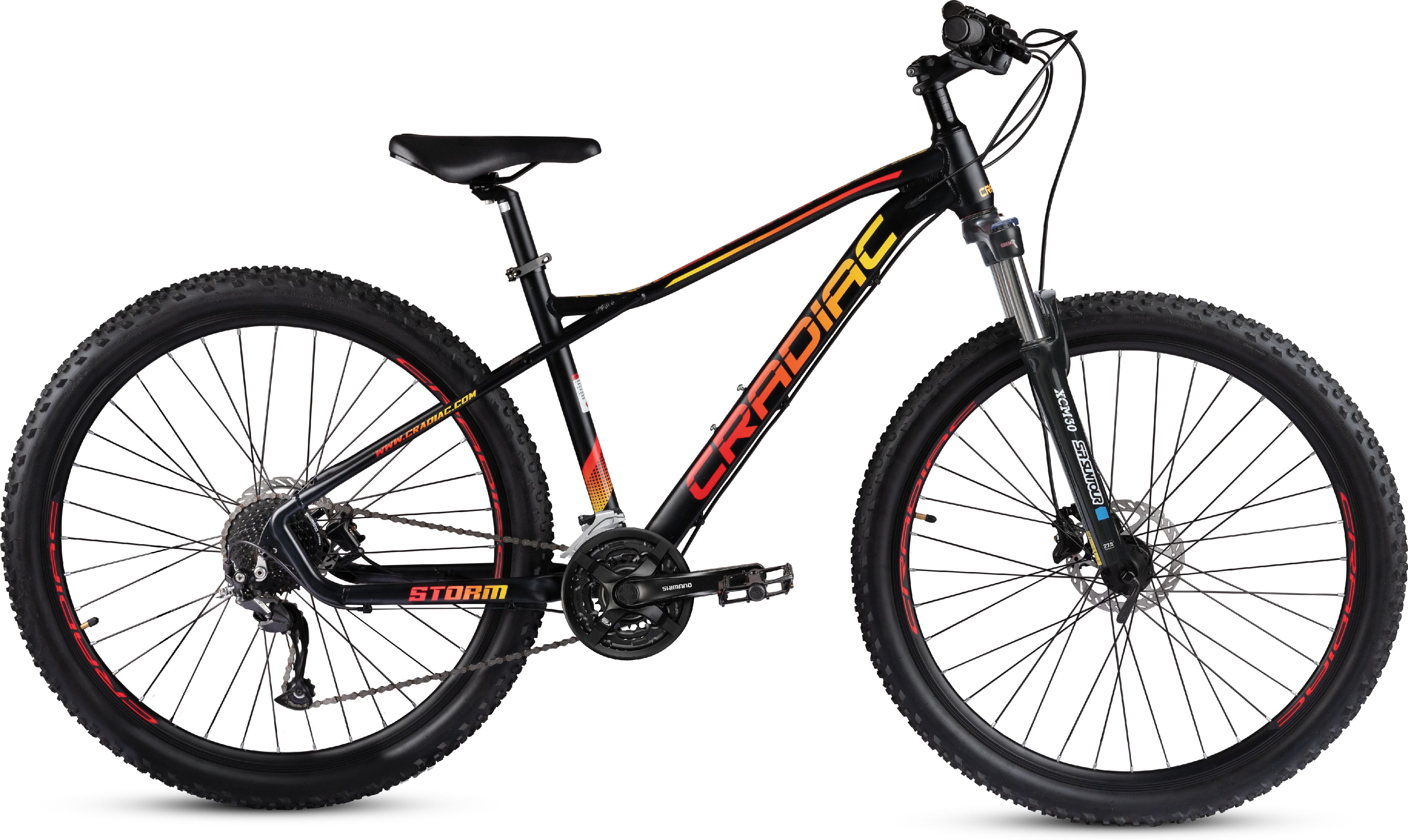 STORM DOMINUS 24 SPEED | 6061 ALLOY FRAME | SR SUNTOUR LOCKOUT SUSPENSION 27.5 T (inch) Mountain Cycle-image-14