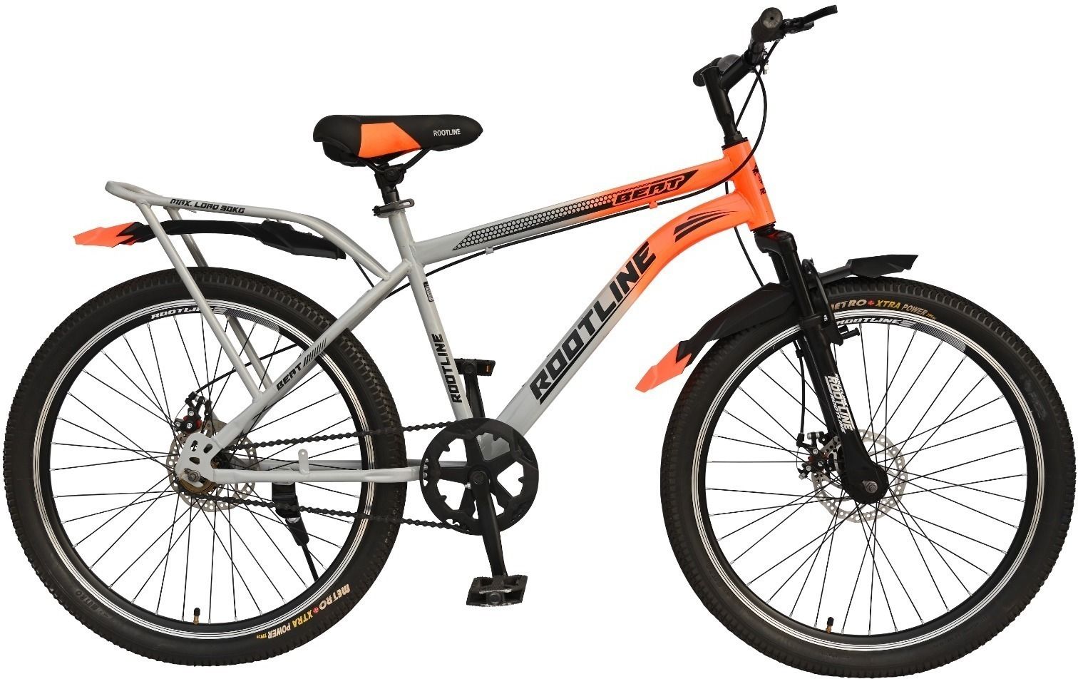 Beat ibc GREY With Orange 26 T (inch) Mountain Cycle-image-32