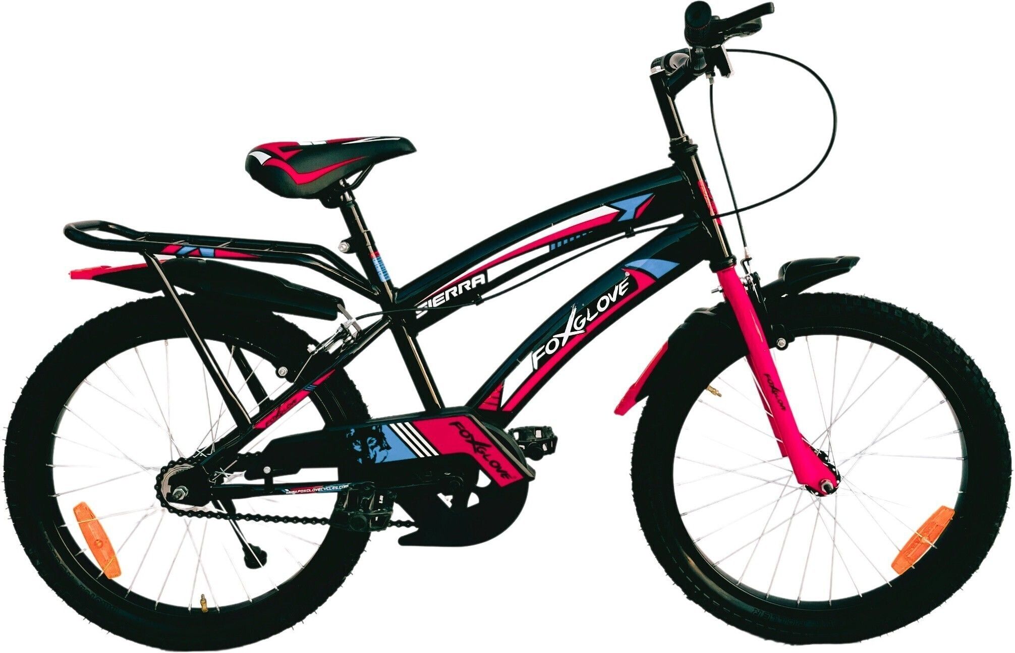 SIERRA SPORTY 20.235 IBC BLACK RED STEEL FRAME FOR 5 PLUS AGE 20 T (inch) Road Cycle-image-11