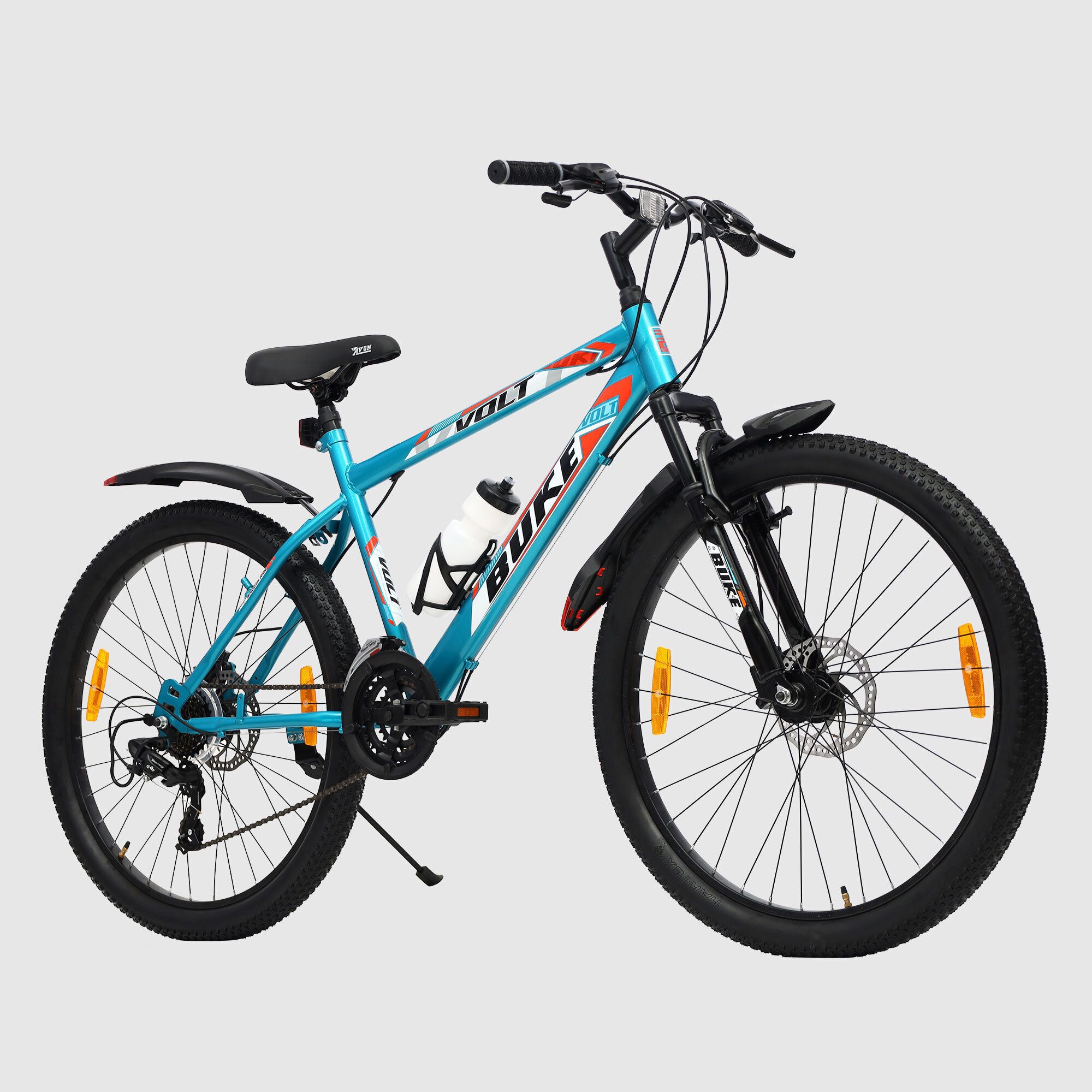 buke VOLT 26T MTB Gear Cycle for Men with Front Disc Brake 85% Fitted Stylish Design 26 T (inch) Mountain Cycle-picture-11