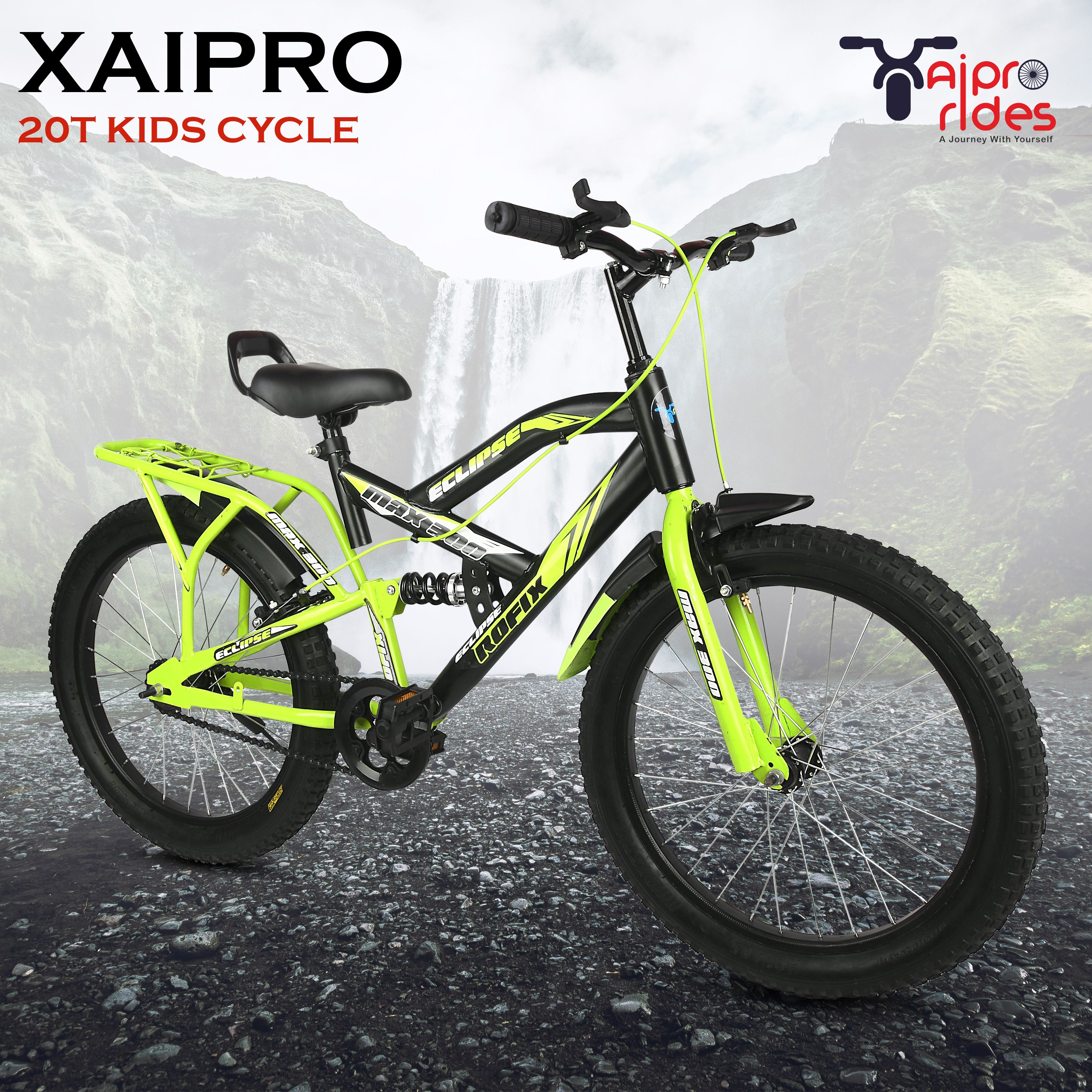 20T MAX300 SHOCKER GREEN CYCLE FOR KIDS 20 T (inch) BMX Cycle-image-41