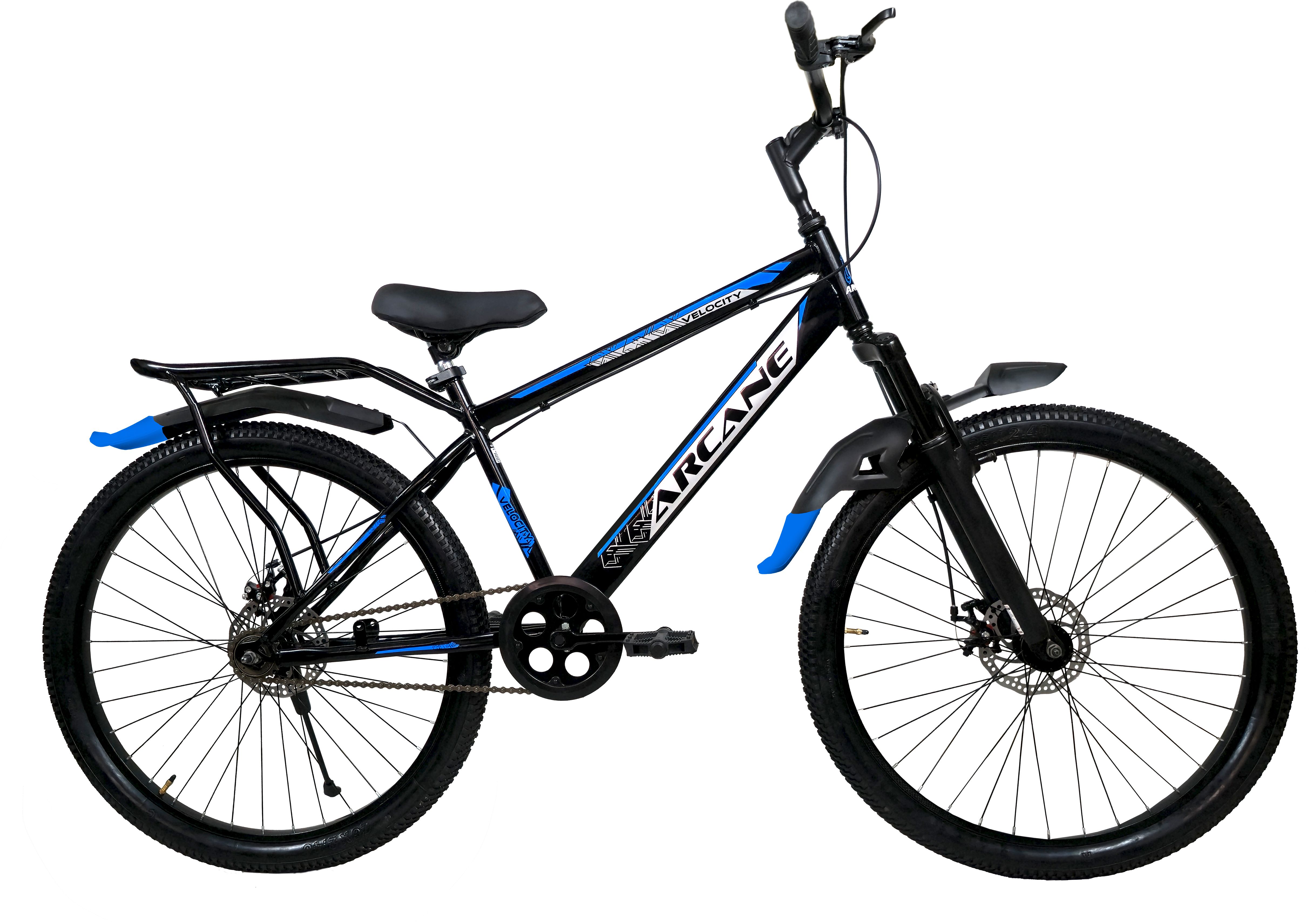 Velocity.2 MTB 26T | Built-in Carrier | Front Suspension | Dual Disc Brakes 26 T (inch) Mountain Cycle-image-26