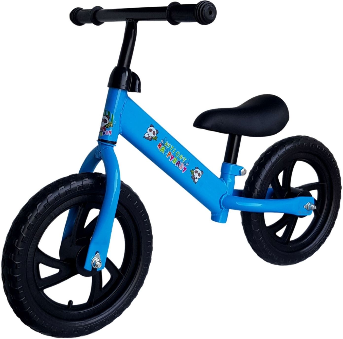 2-5 Years Kids Lightweight Adjustable Carbon Steel Frame|EVA Solid Tier No Pedal 12 T (inch) Balance Bike-image-1