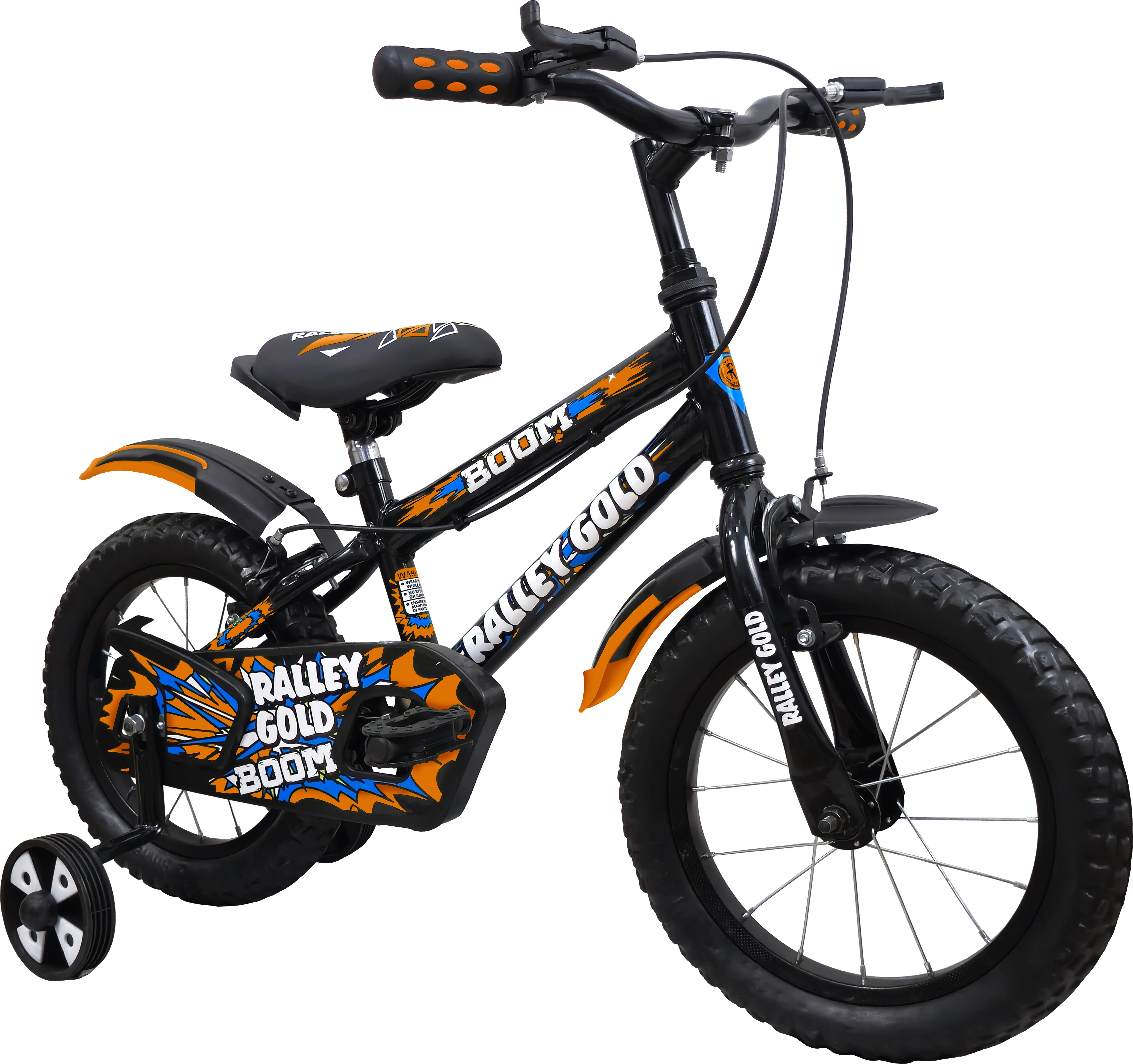 ralley gold BOOM 14T Kids Cycle 3-5 Years (90% Assembled) (Rider Height 3.3FT - 3.6FT) 14 T (inch) Hybrid Cycle/City Bike-picture-22