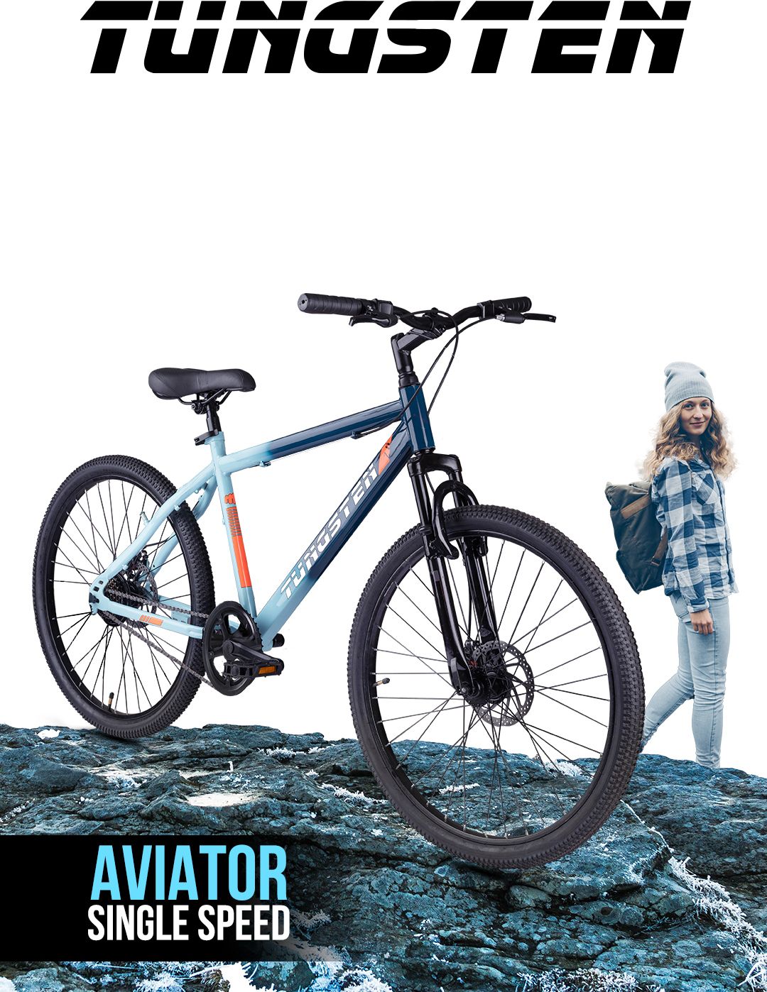 AVIATOR SINGLE SPEED | DUAL DISC | FRONT SUSPENSION 26 T (inch) Mountain Cycle-image-17